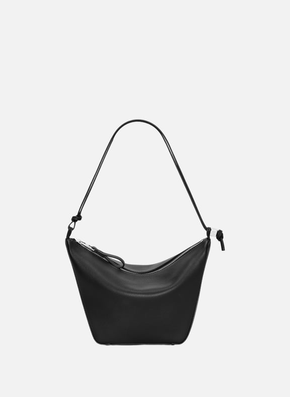 Mini Hammock hobo leather bag Black by LOEWE LOEWE Mini Hammock hobo leather bag Black