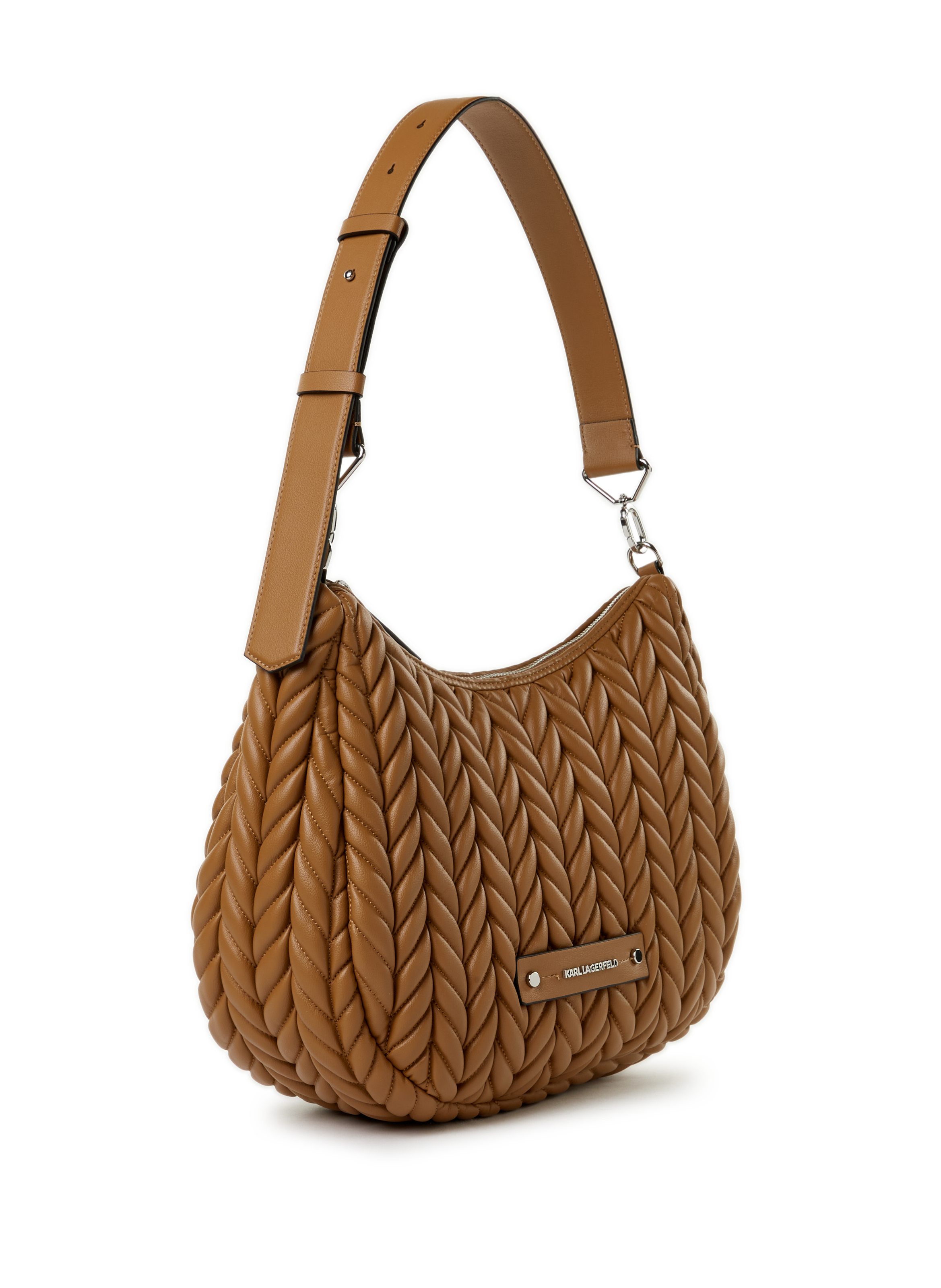 Sac à main K/Wave Hobo KARL LAGERFELD Marron