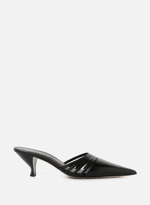 Heeled leather mules Black by MICHAEL KORS MICHAEL KORS Heeled leather mules Black
