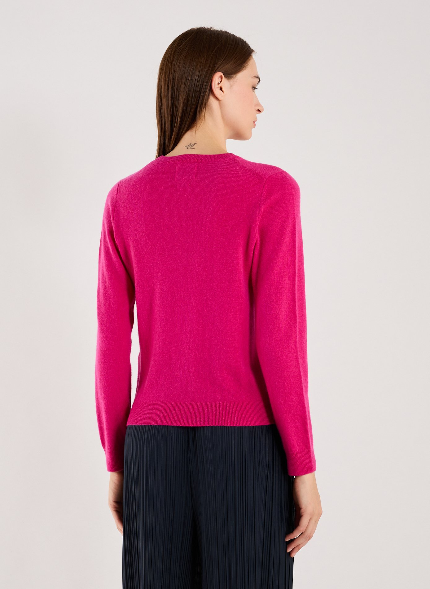 Pull en cachemire  AU PRINTEMPS PARIS Rose