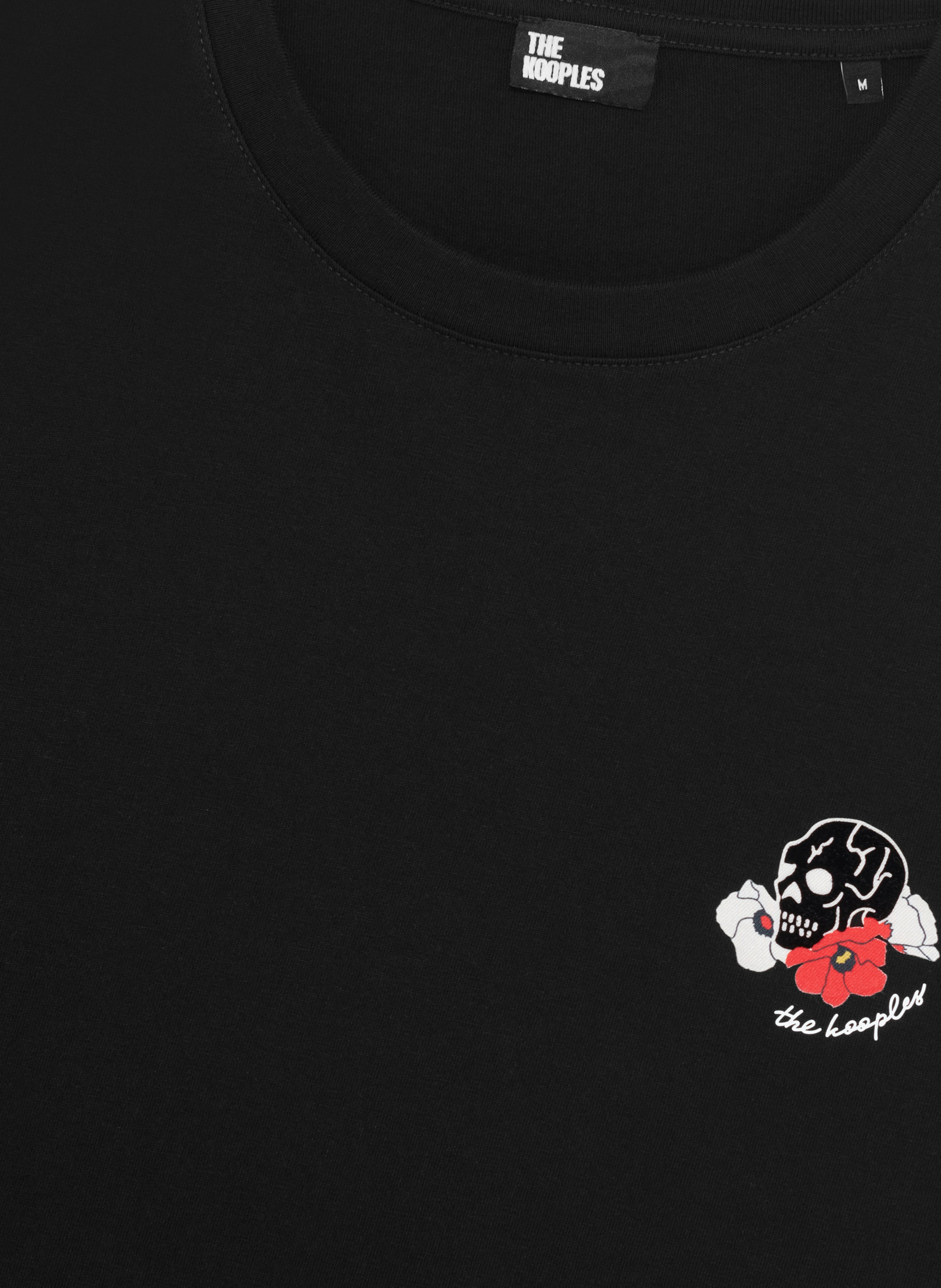 T-shirt avec flocage tête de mort THE KOOPLES Noir