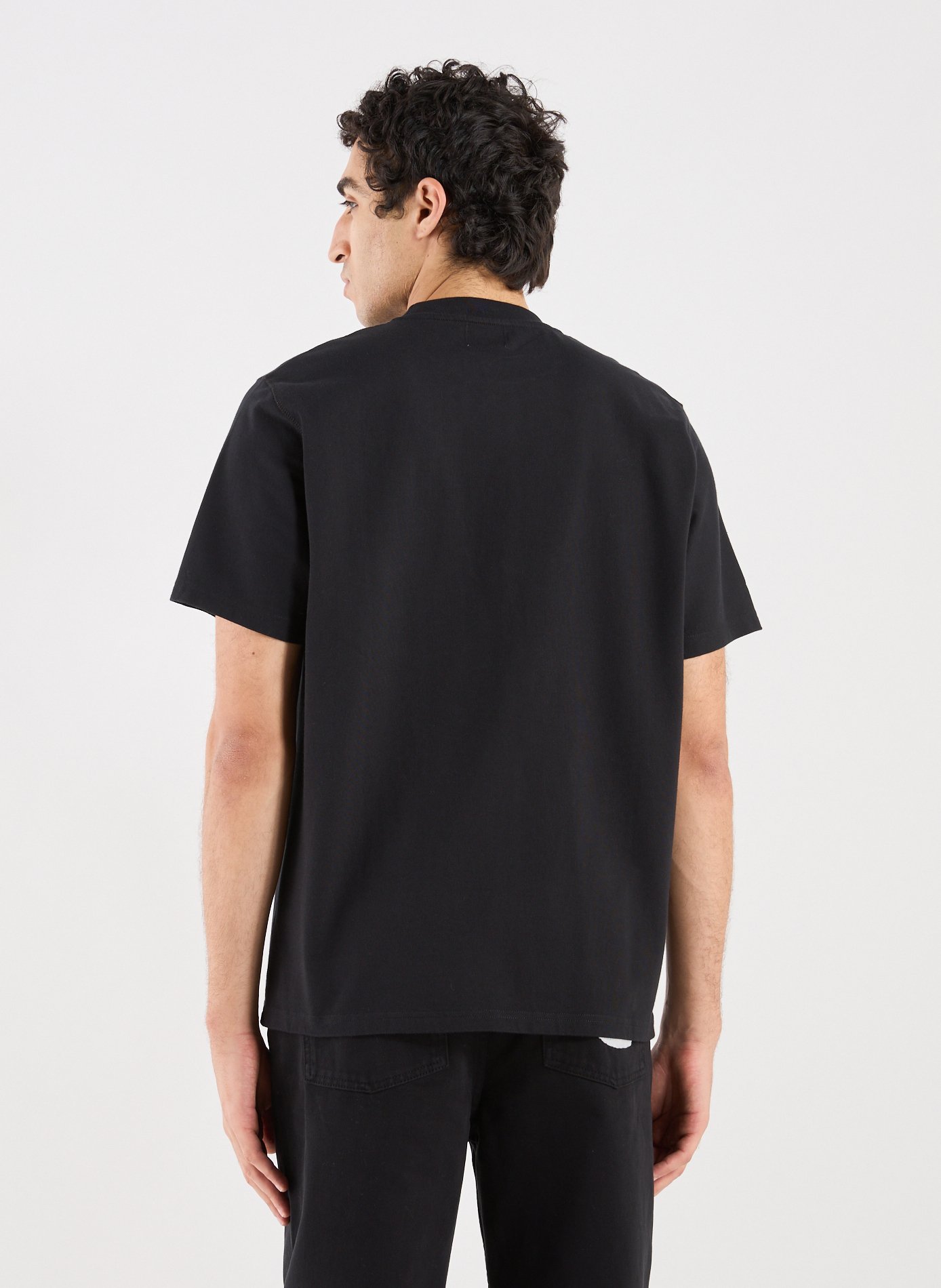 Straight embroidered cotton t-shirt ARTE ANTWERP Black