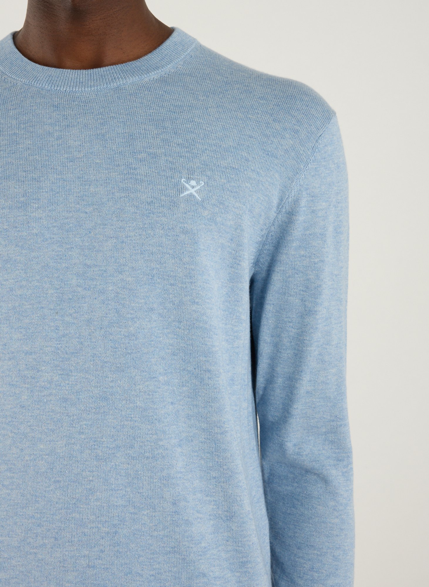 Cotton jumper HACKETT Blue