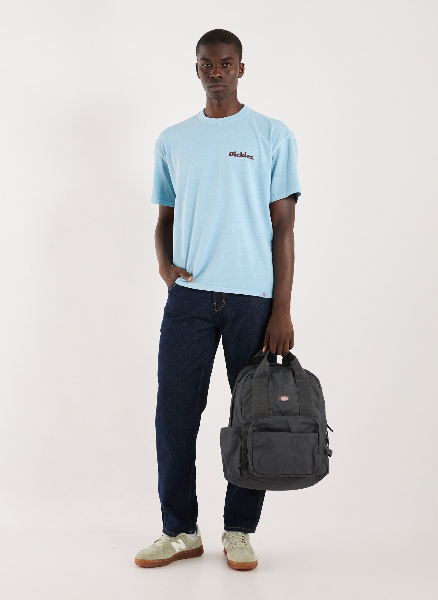 Sac à dos à logo  DICKIES Gris