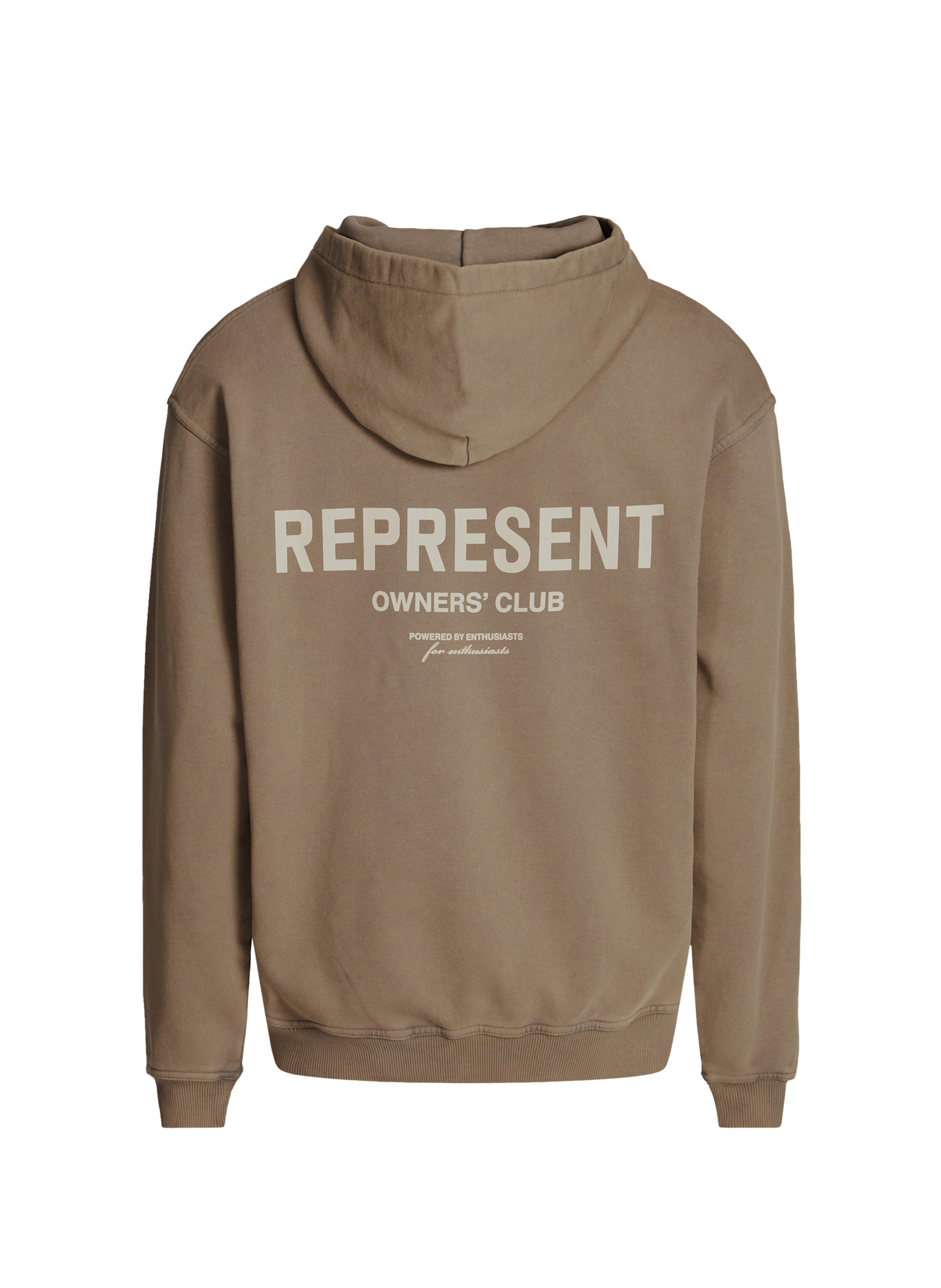 Cotton hoodie REPRESENT Beige
