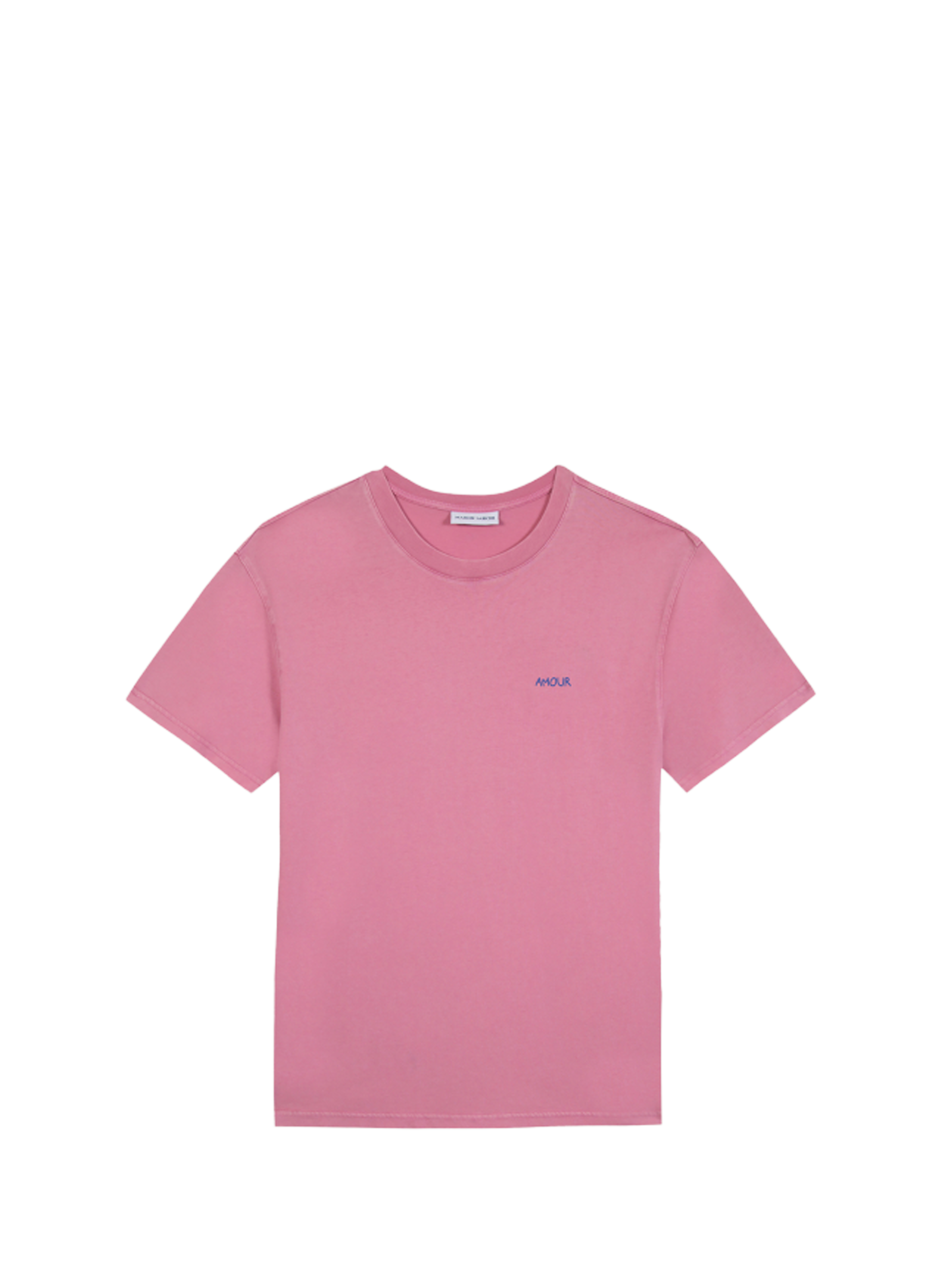 T-shirt Popincourt droit en coton biologique MAISON LABICHE Rose