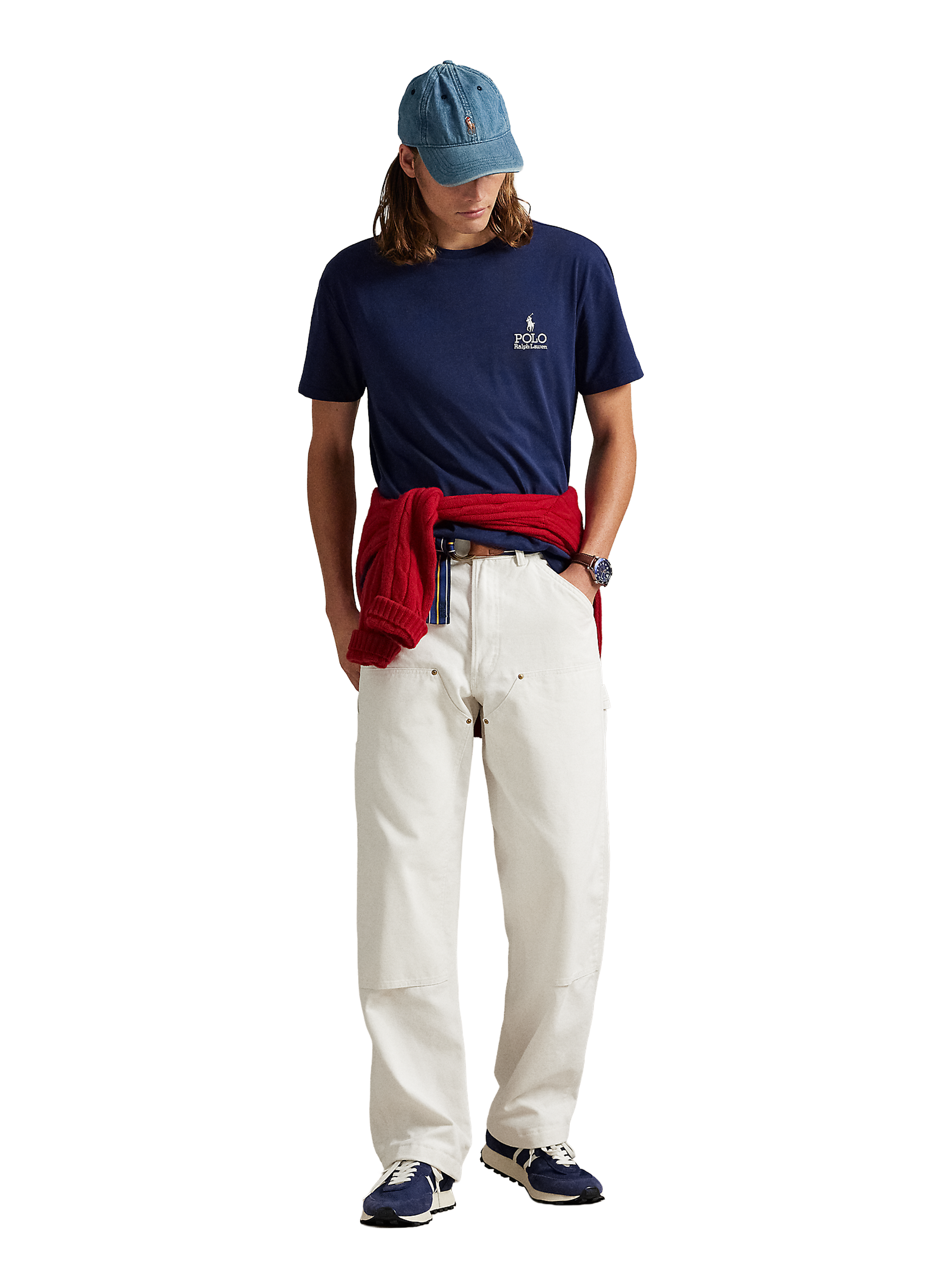 T-shirt en coton POLO RALPH LAUREN Bleu