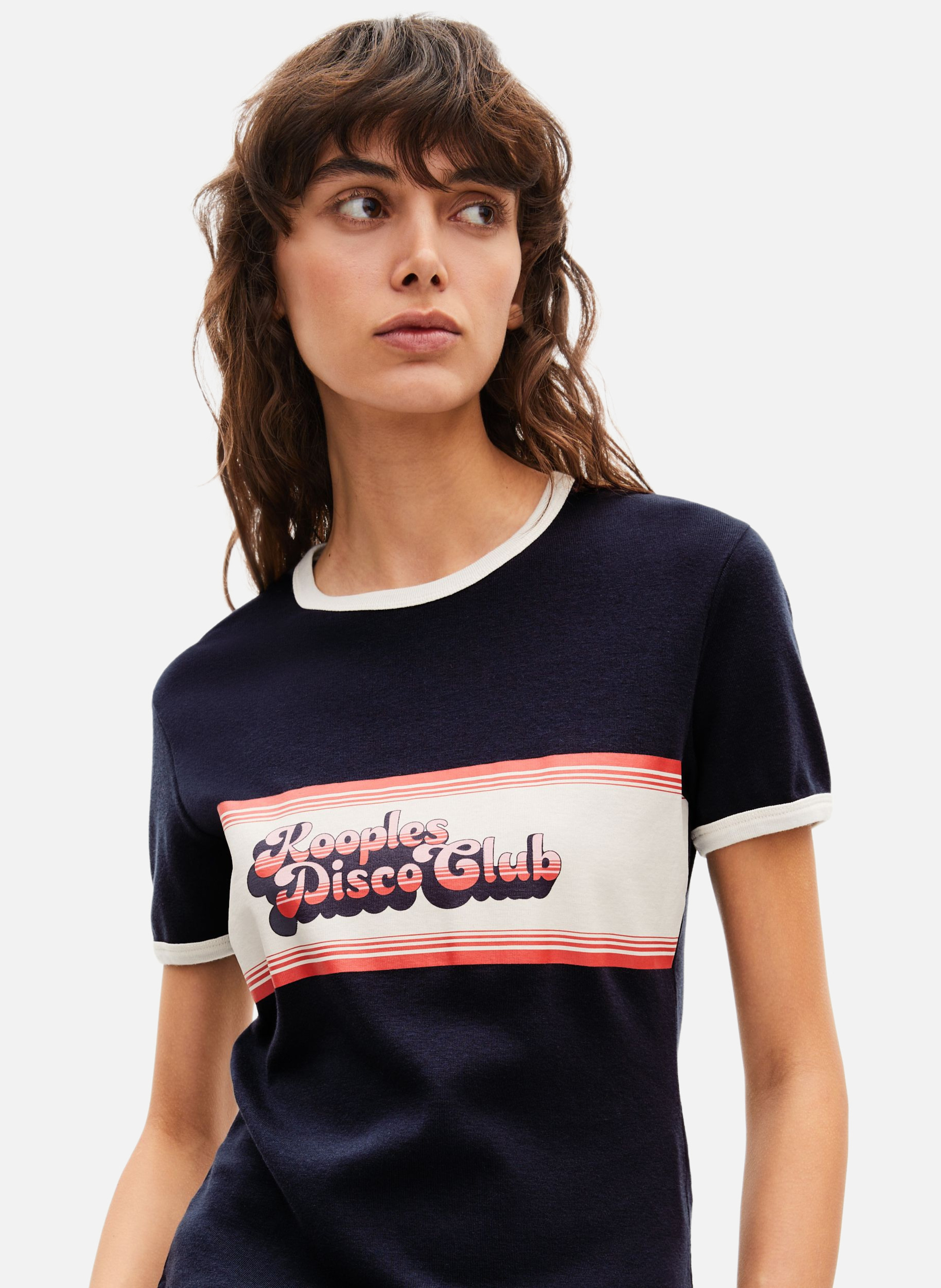 T-shirt avec sérigraphie THE KOOPLES Bleu