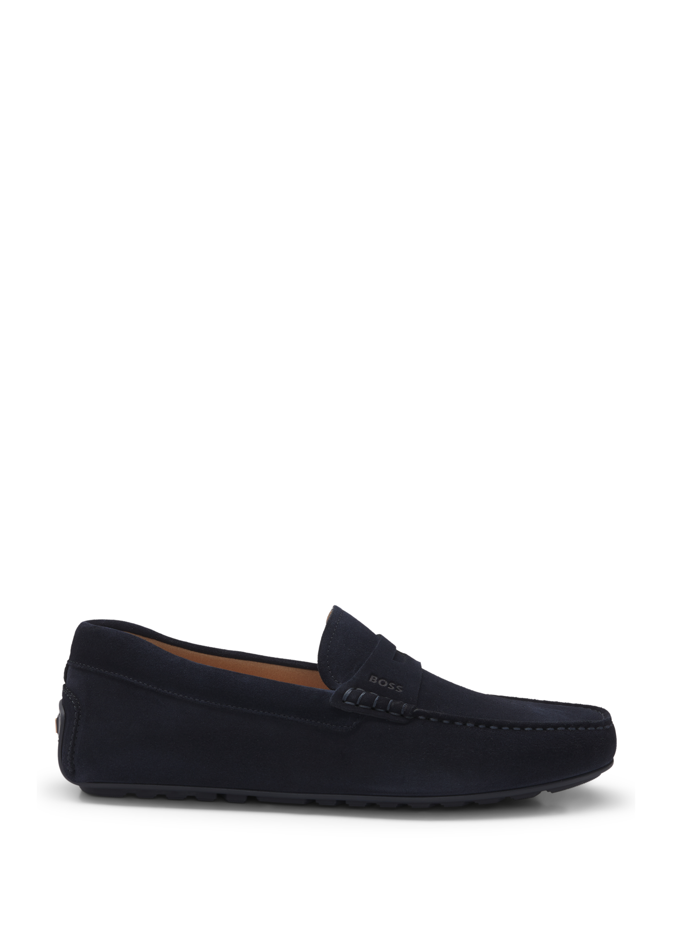 Noel suede cow leather moccasins BOSS Blue