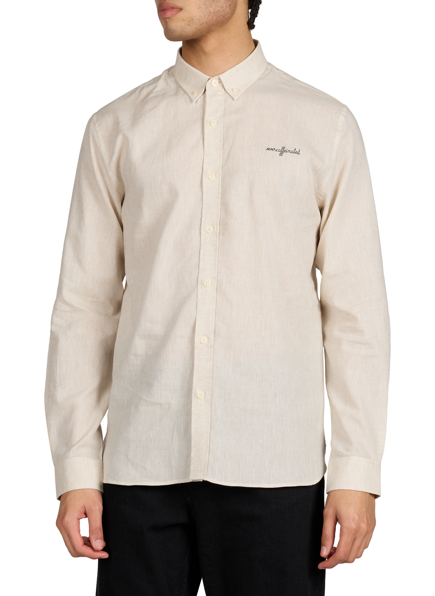 Chemise en lin MAISON LABICHE Blanc