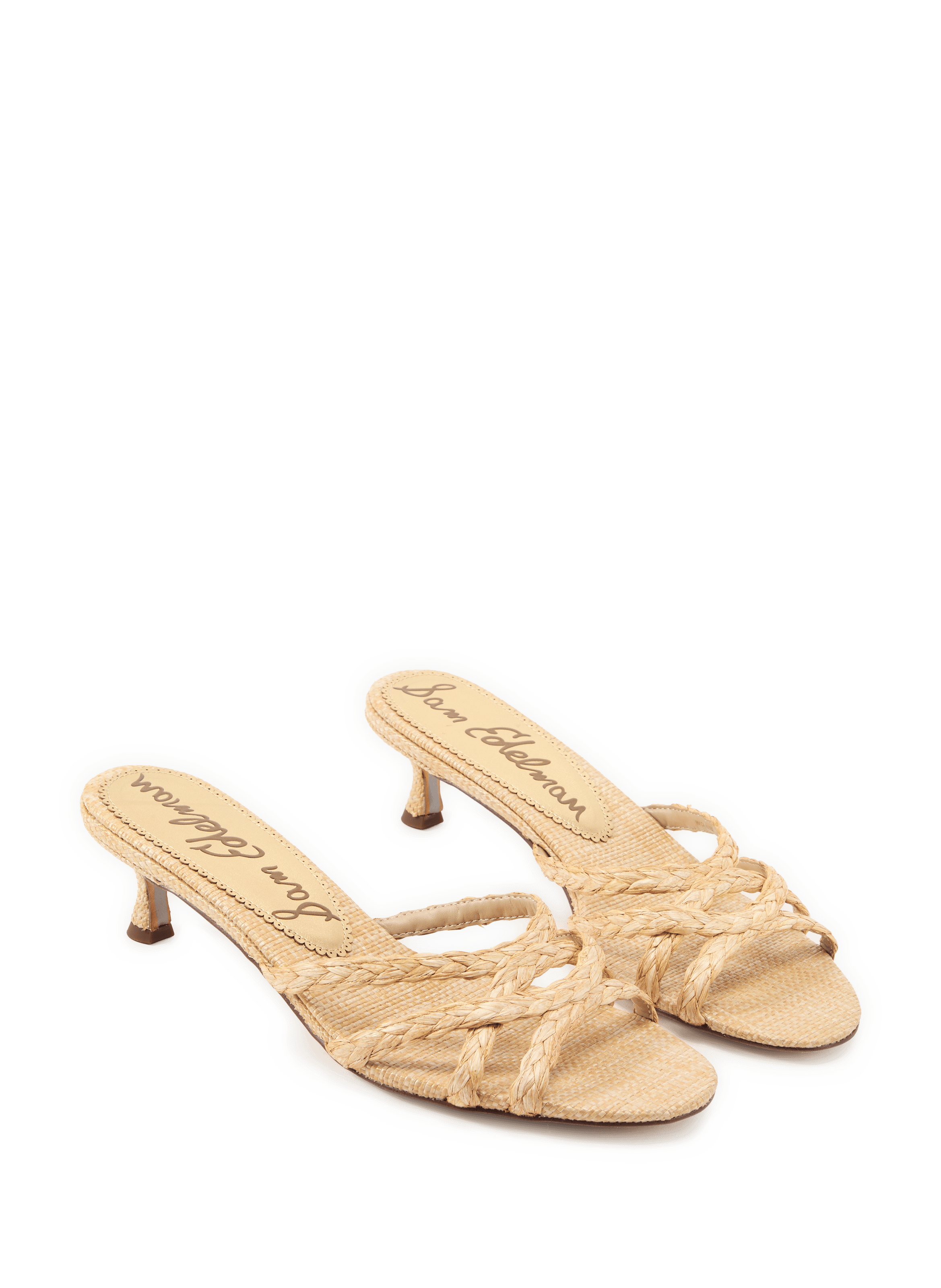 Camille raffia mules SAM EDELMAN Beige