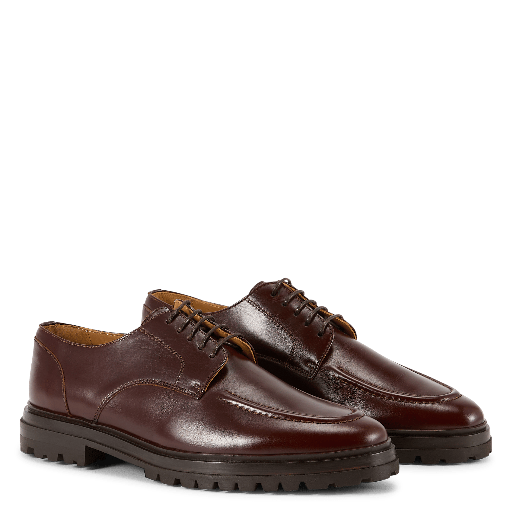 Derbies en cuir niels BOBBIES Marron