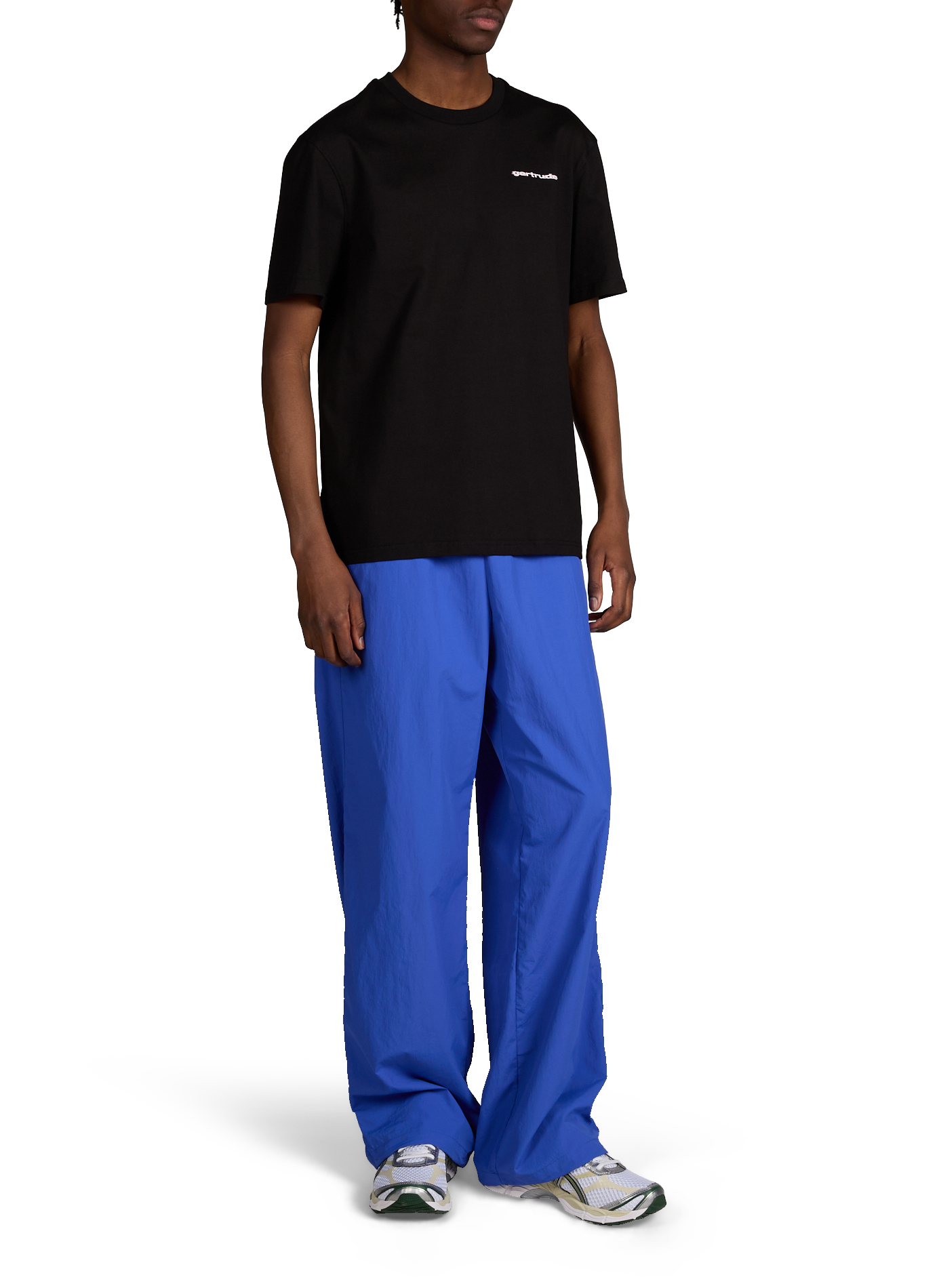 T-shirt droit à logo en t-shirt GERTRUDE ET GASTON Noir