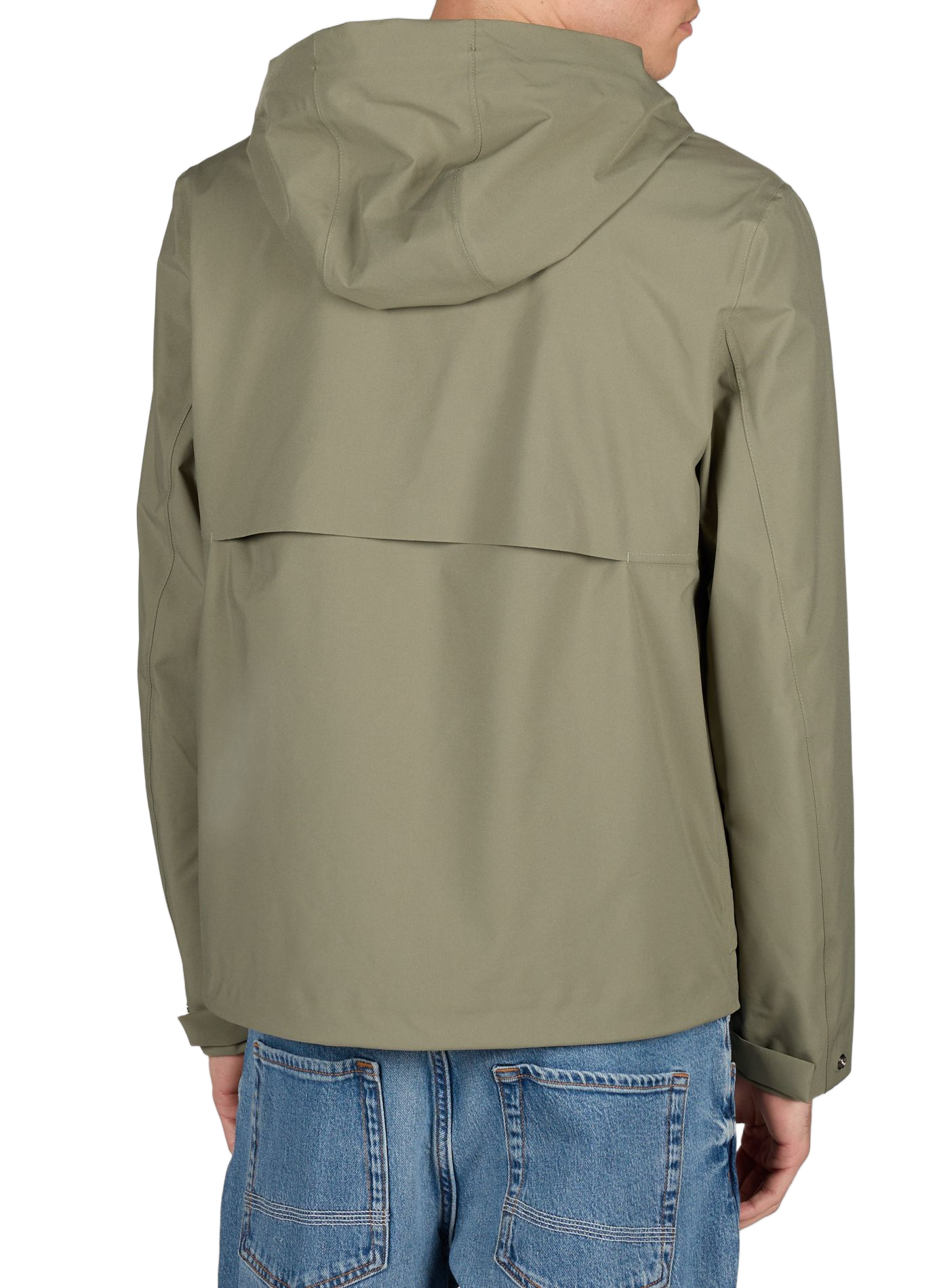 Light waterproof hooded jacket K-WAY Green
