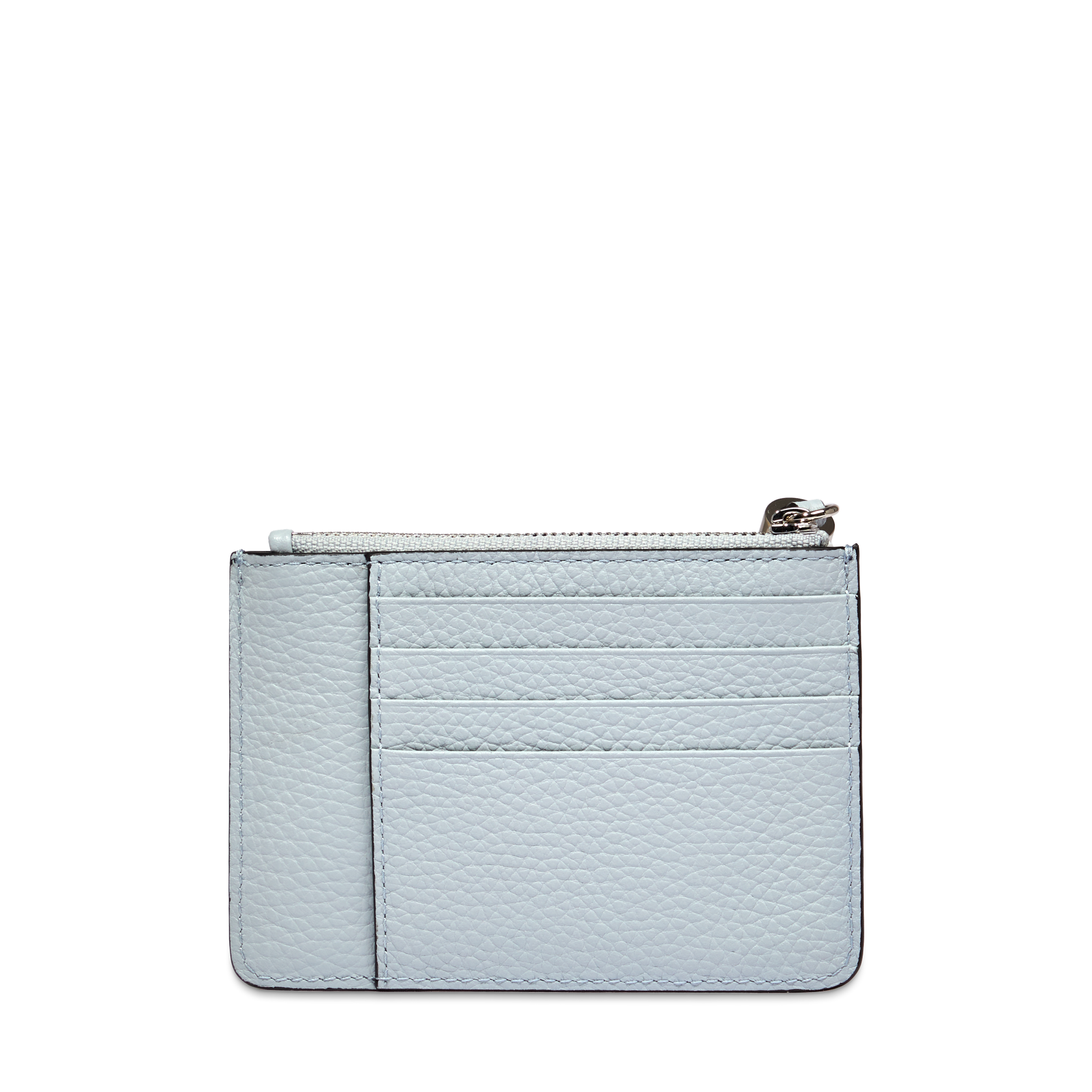 Porte-cartes zippé l premier flirt de lancel en cuir LANCEL Gris