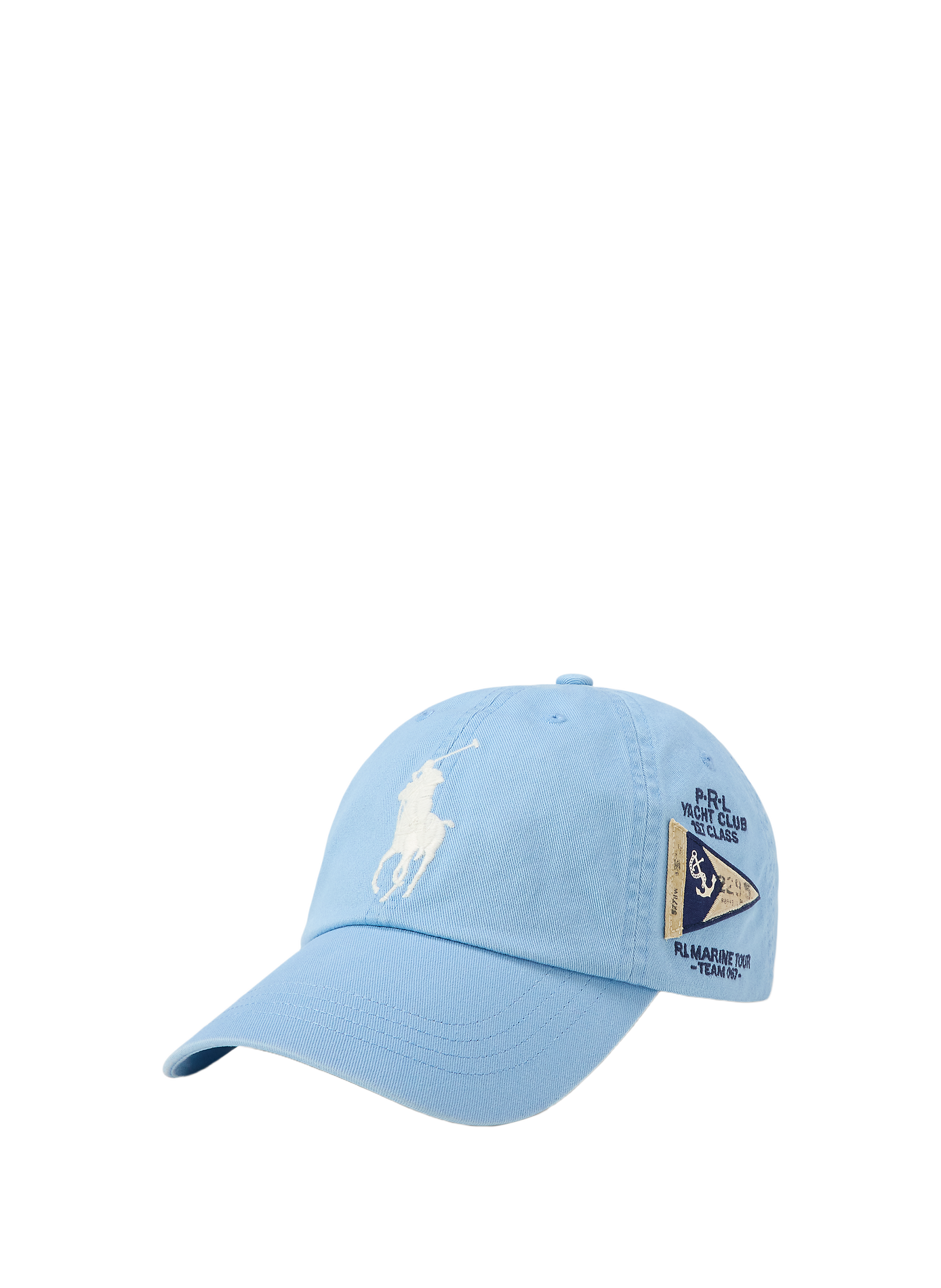 Cotton baseball cap with embroidered logo  POLO RALPH LAUREN Blue