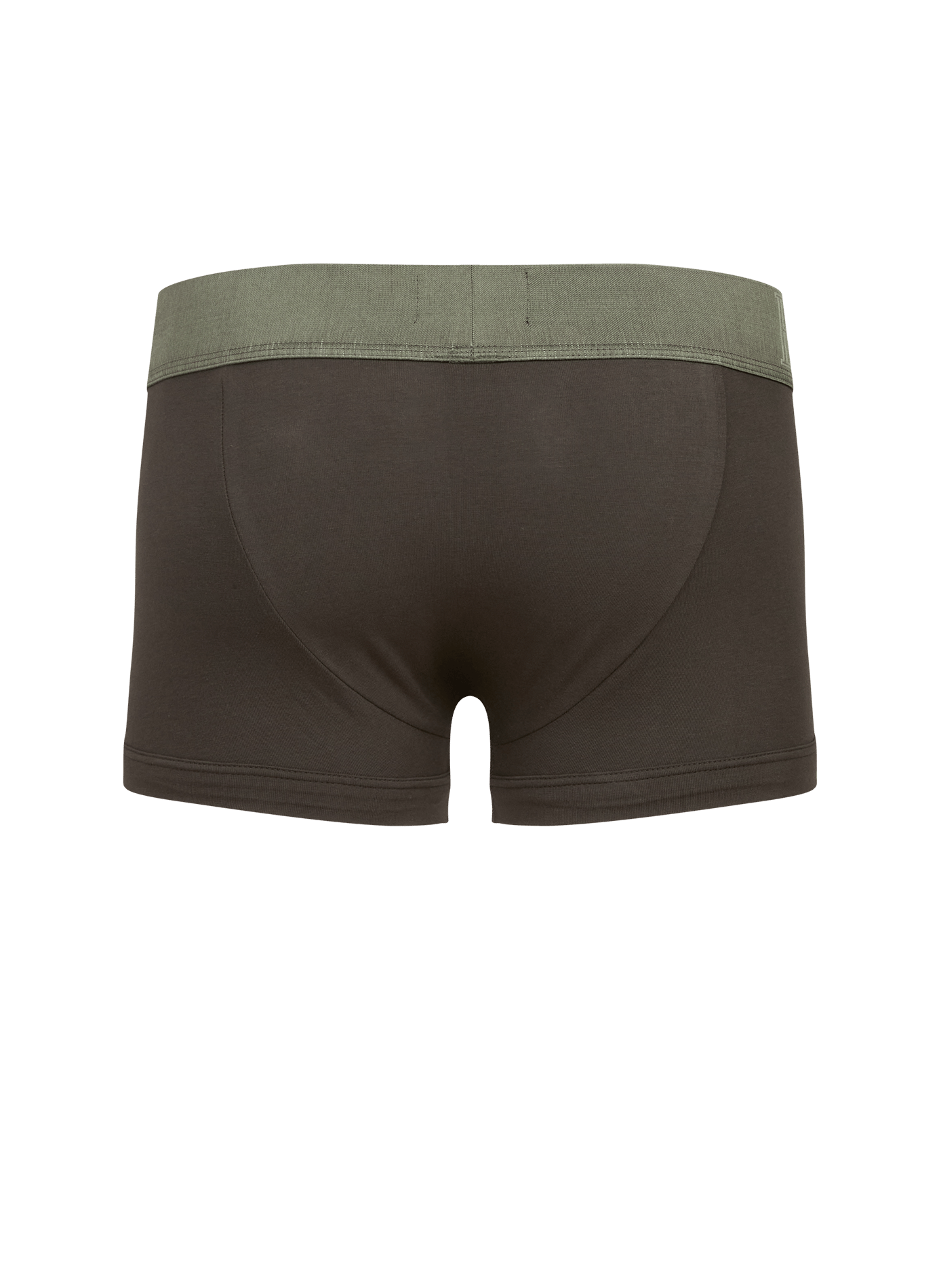 Boxer with elasticated waistband in cotton EMPORIO ARMANI Black