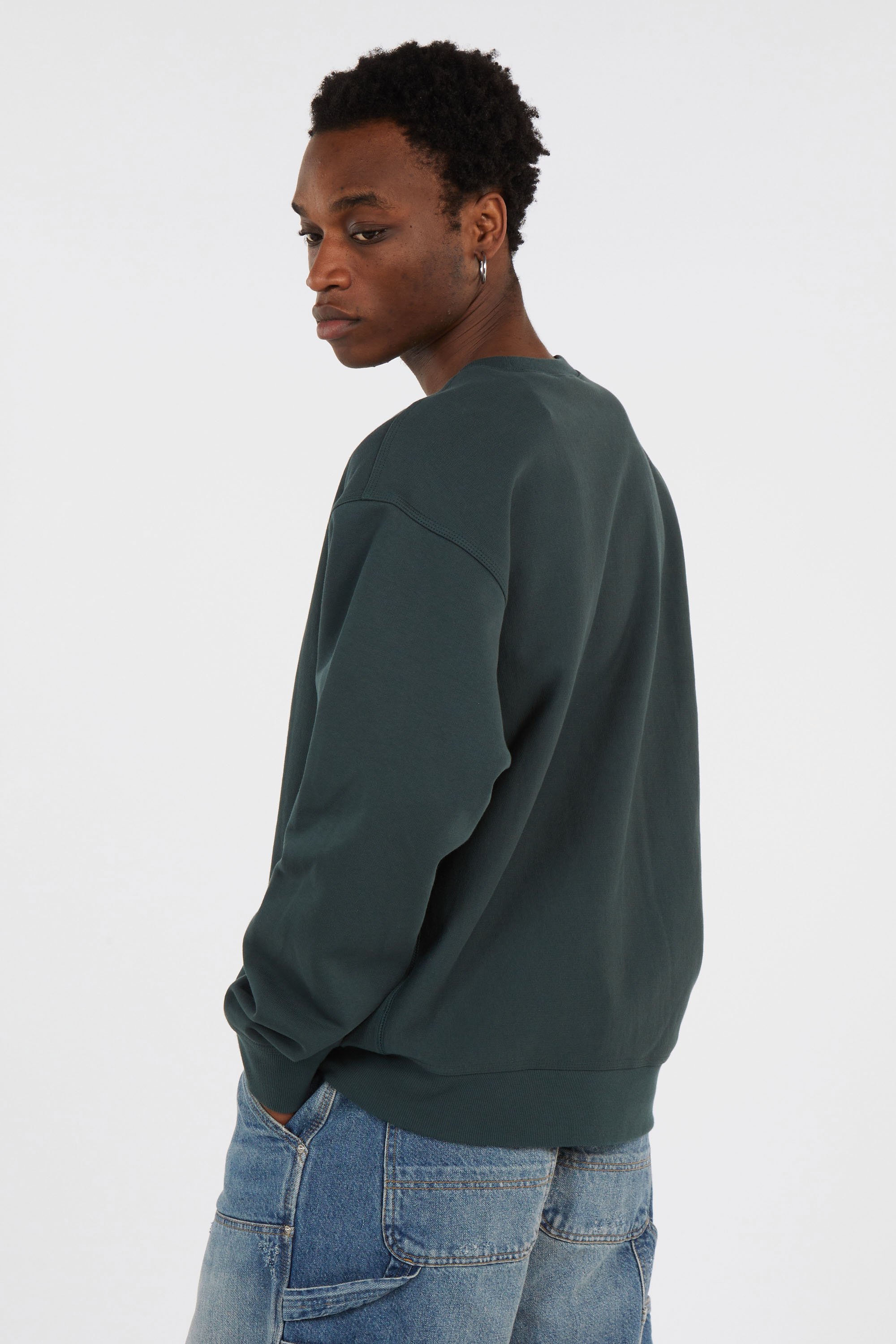 Sweatshirt american script CARHARTT WIP Vert