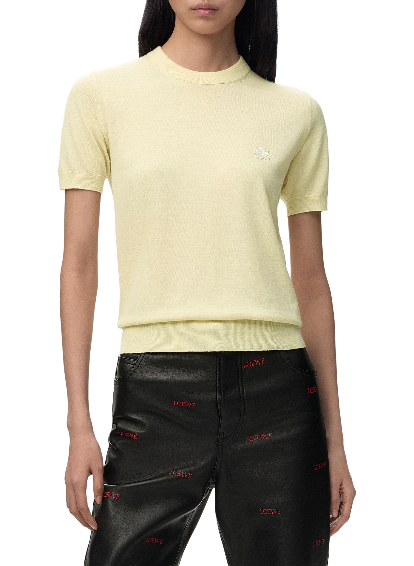 Merino wool sweater LOEWE Yellow