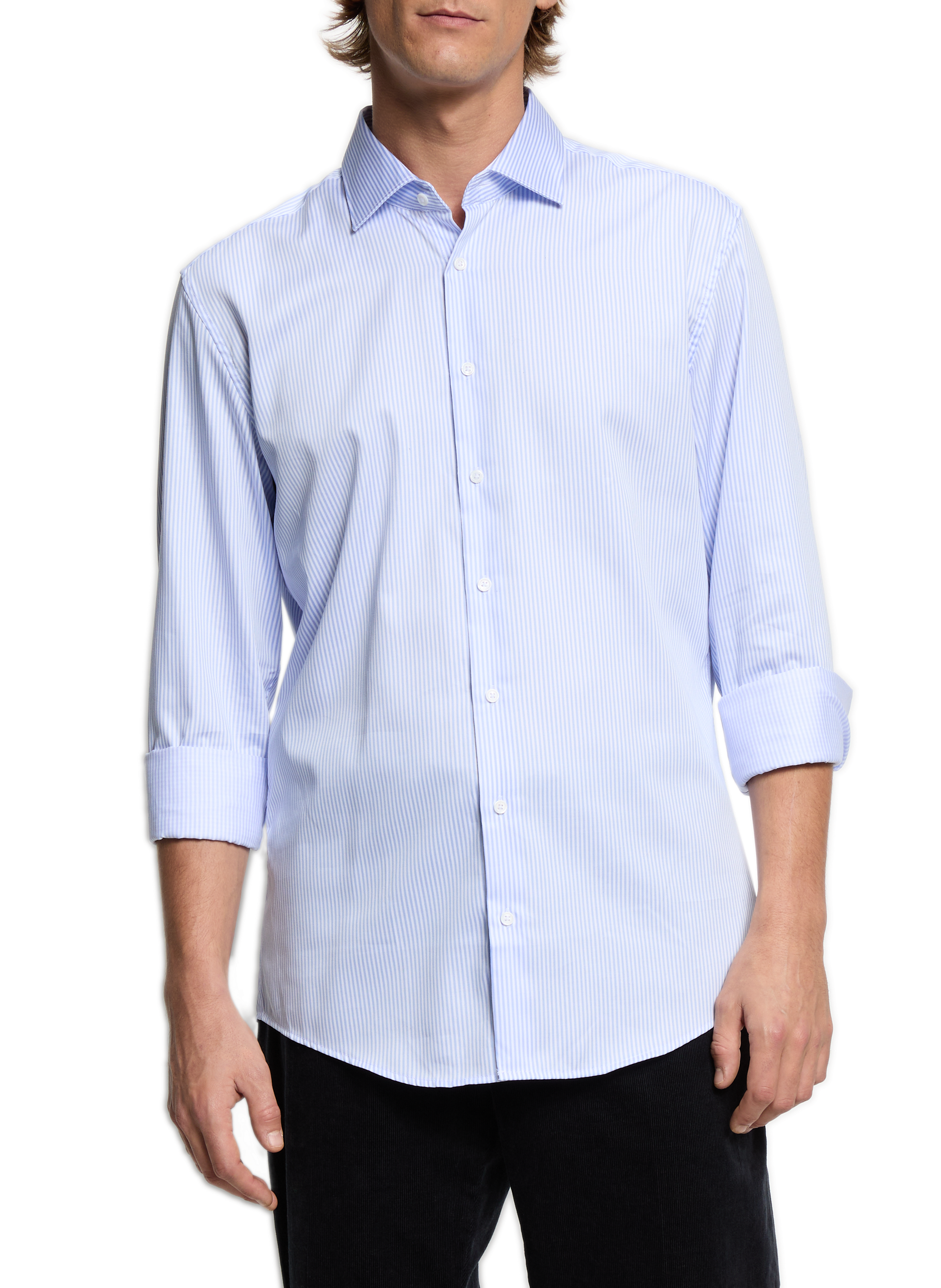 Non-iron shirt SEIDENSTICKER Blue