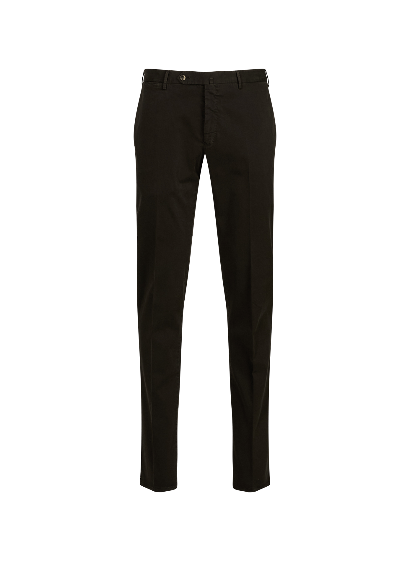 Pantalon slim à plis en coton PT01 Kaki