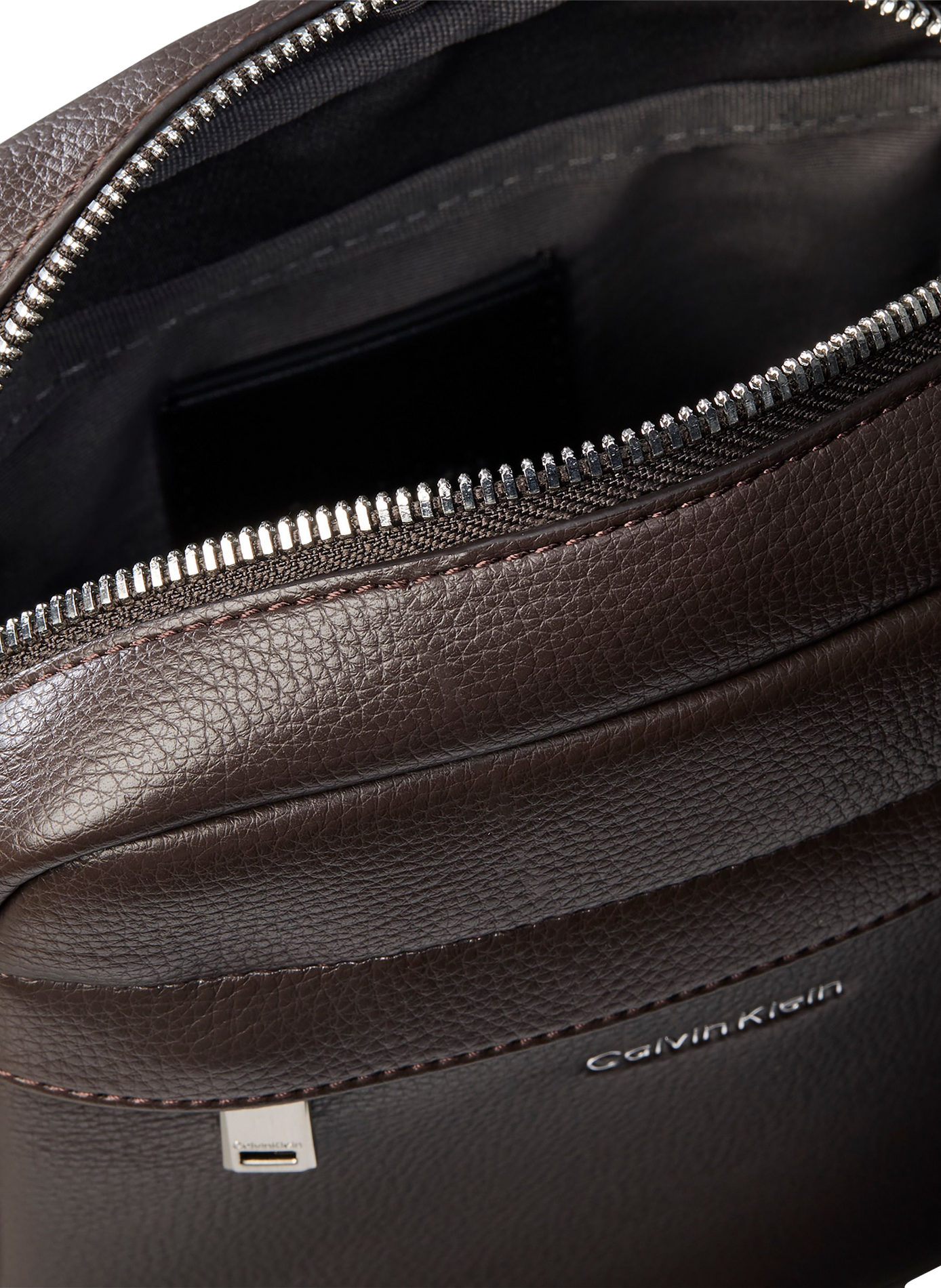 Shoulder bag with logo CALVIN KLEIN Brown