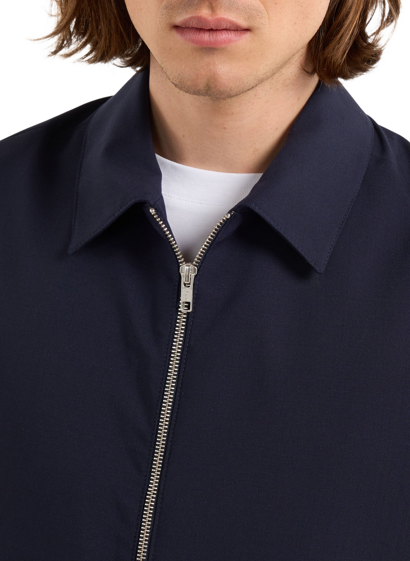 Veste Good col classique en laine SAISON 1865 Bleu