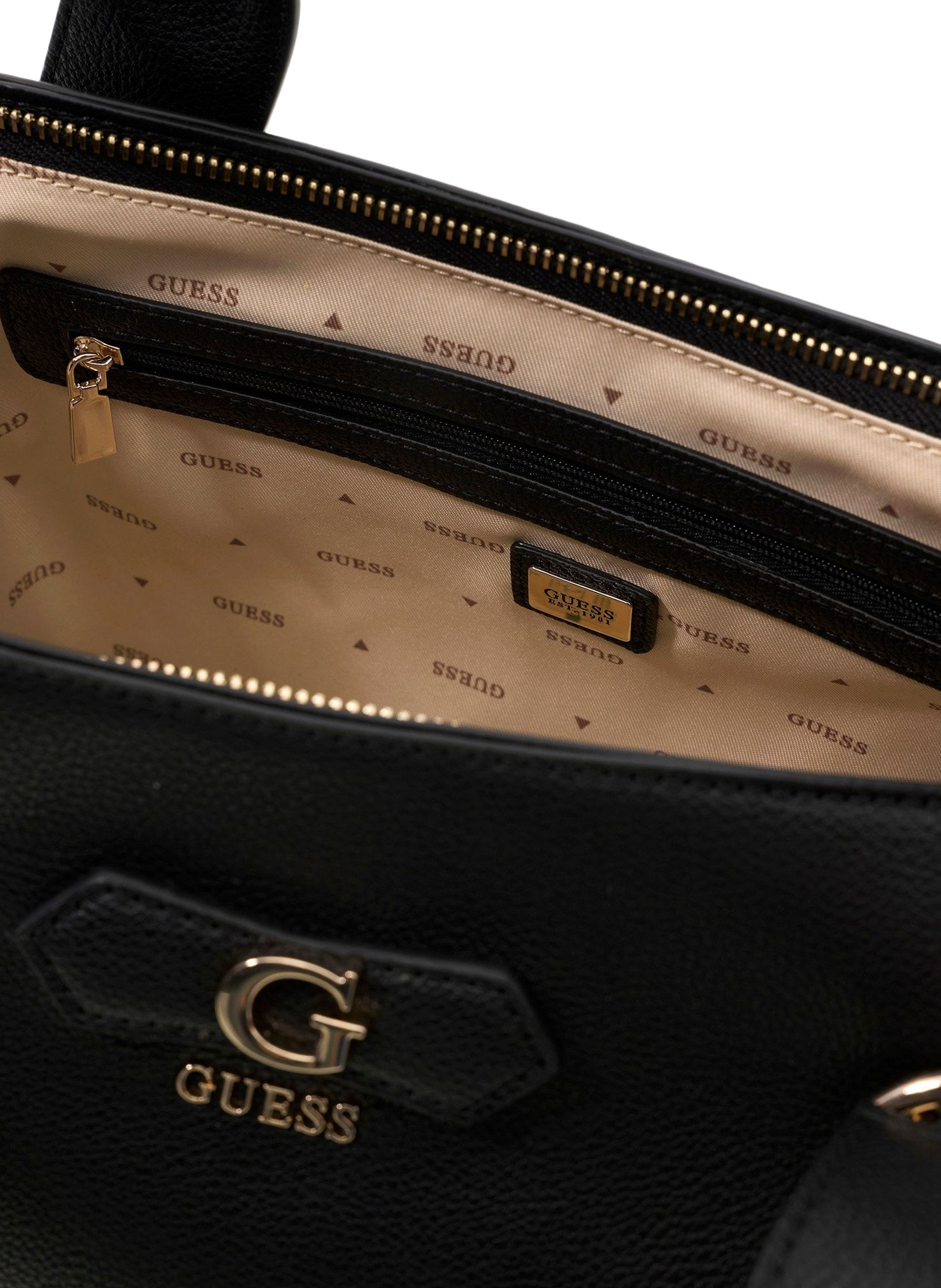 Bolso de mano GUESS Negro