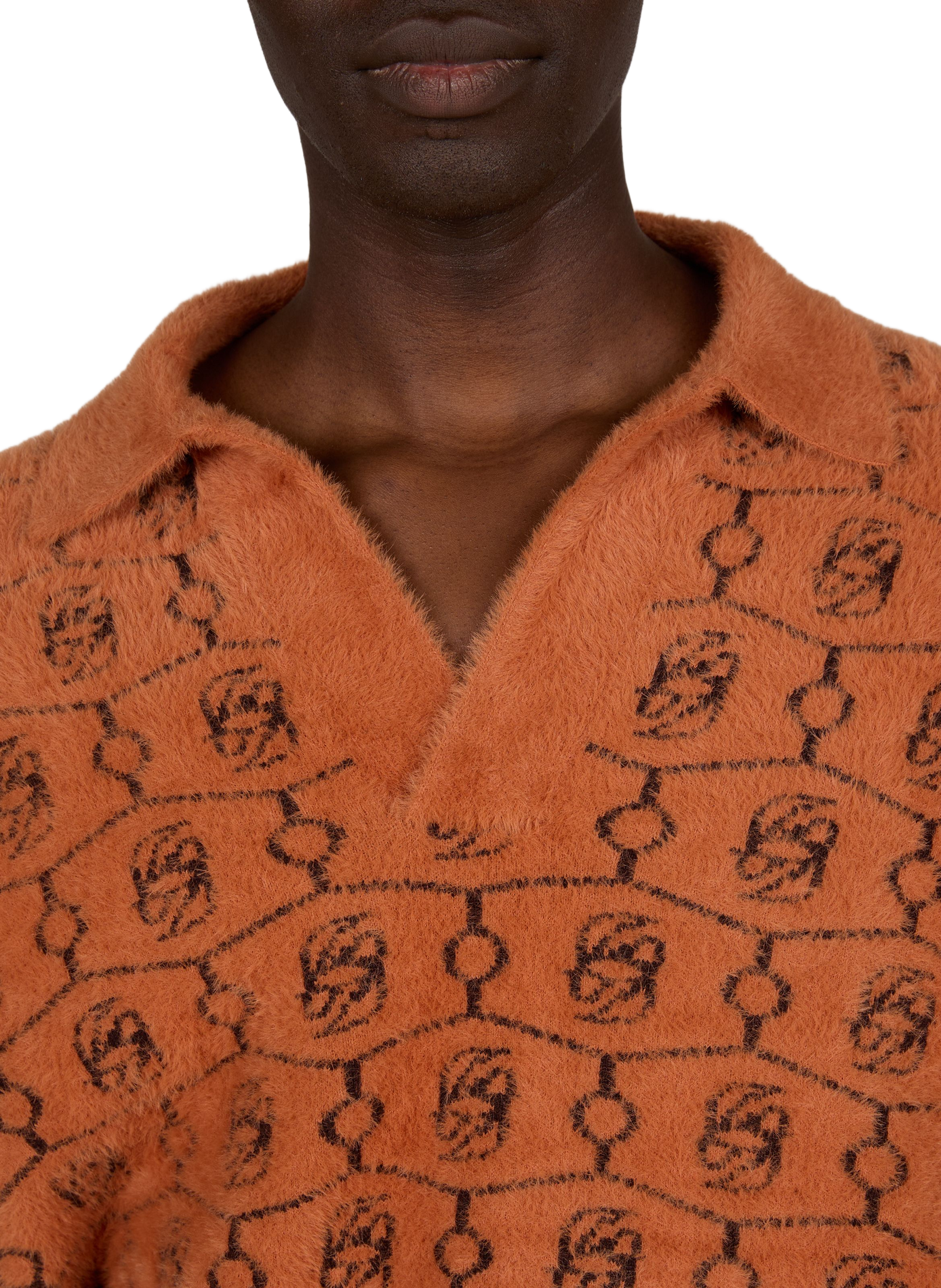 Loose-fit wool jumper DROLE DE MONSIEUR Brown