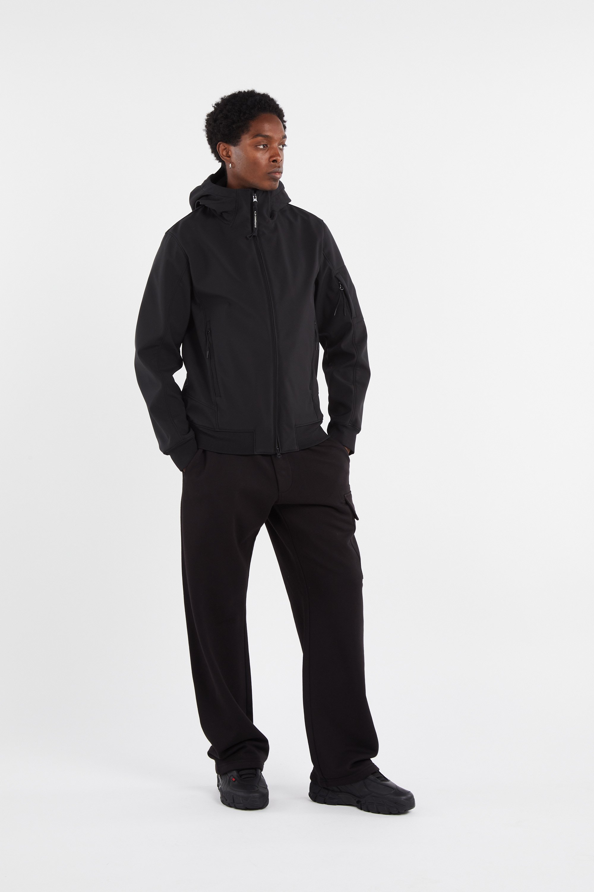 Veste outerwear medium jacket in cp shell - r CP COMPANY Noir