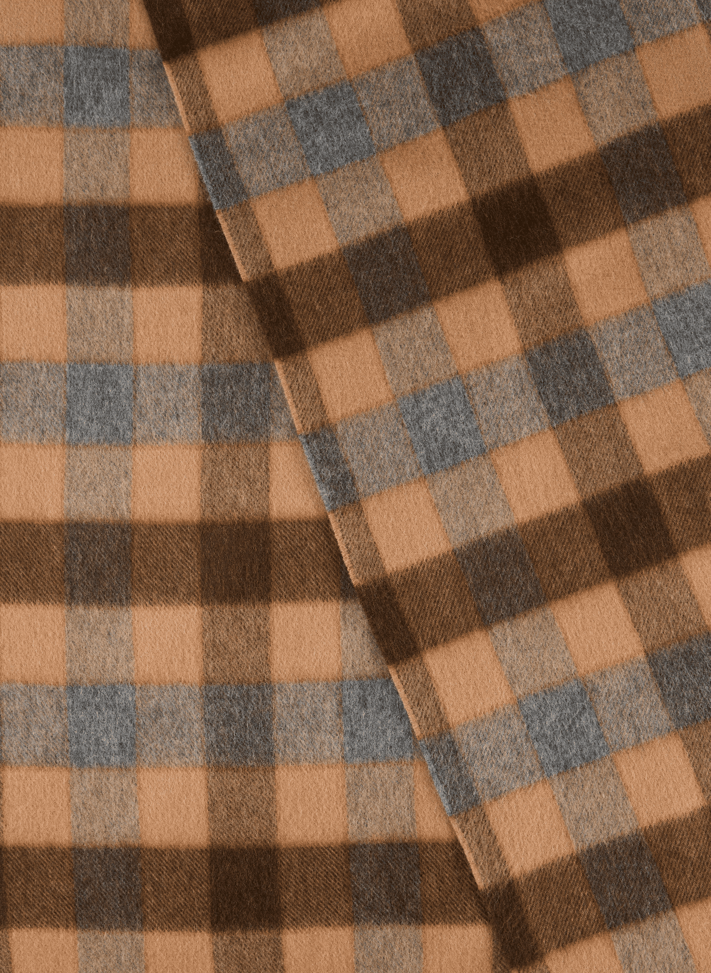 Kariertes Wollschal GANT Beige