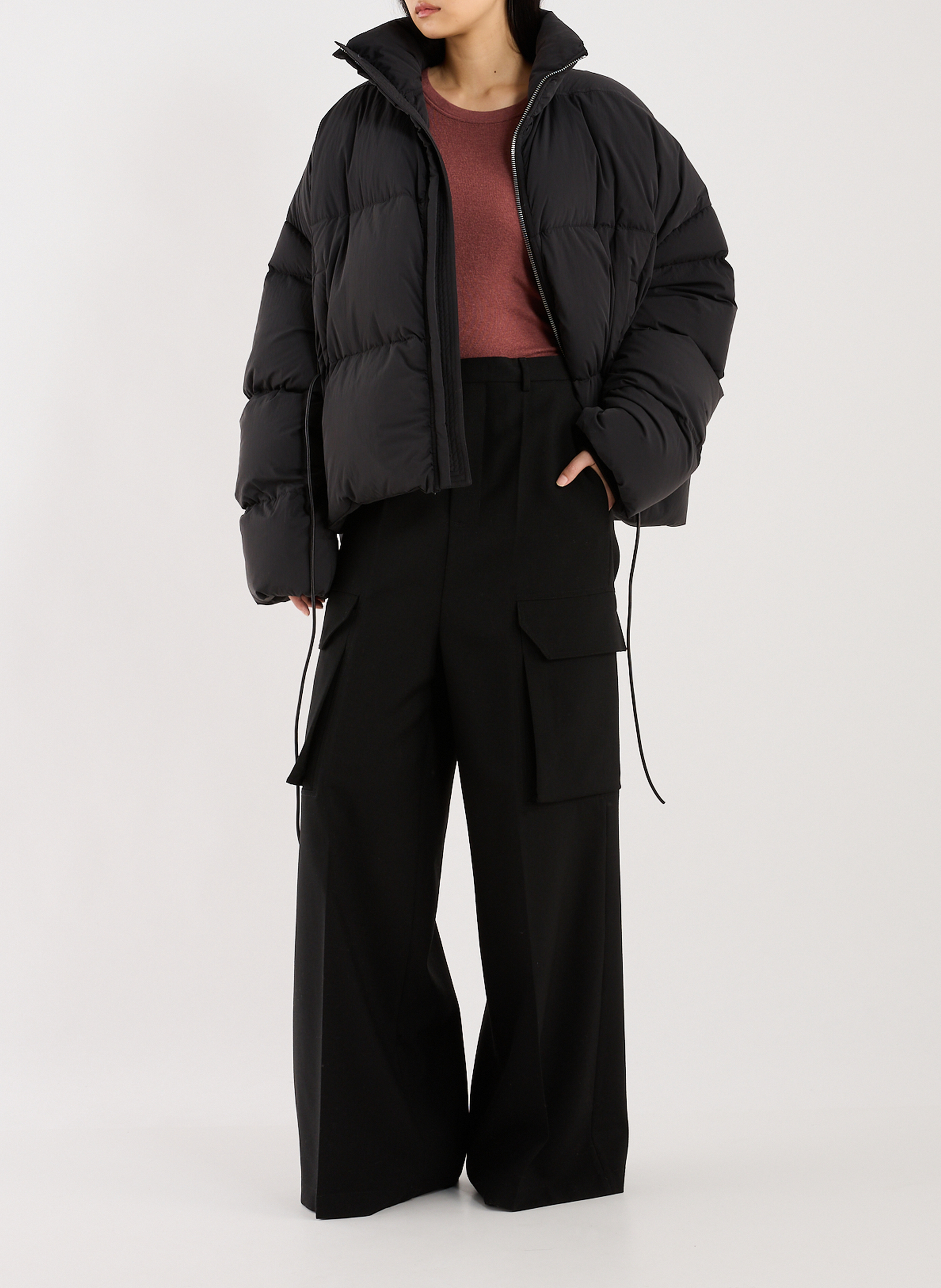Wool cargo pants RICK OWENS Black