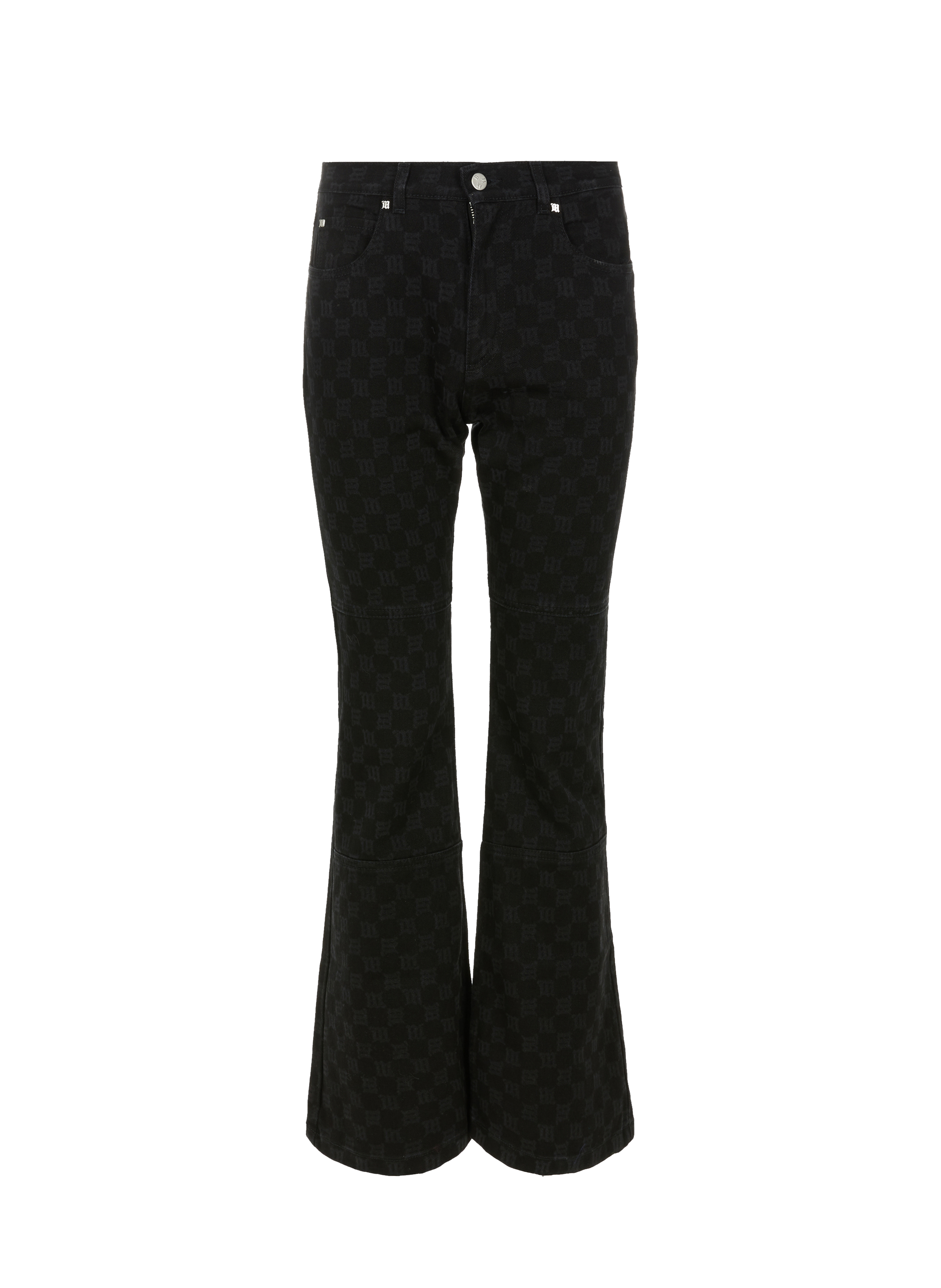 Pantalon évasé en denim