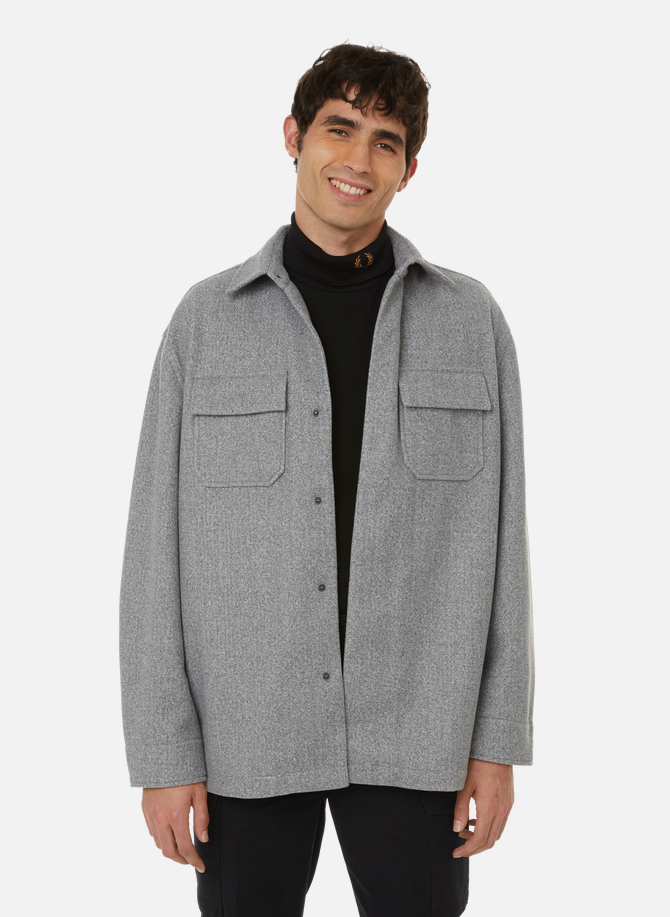 Recycled polyester-blend overshirt CALVIN KLEIN