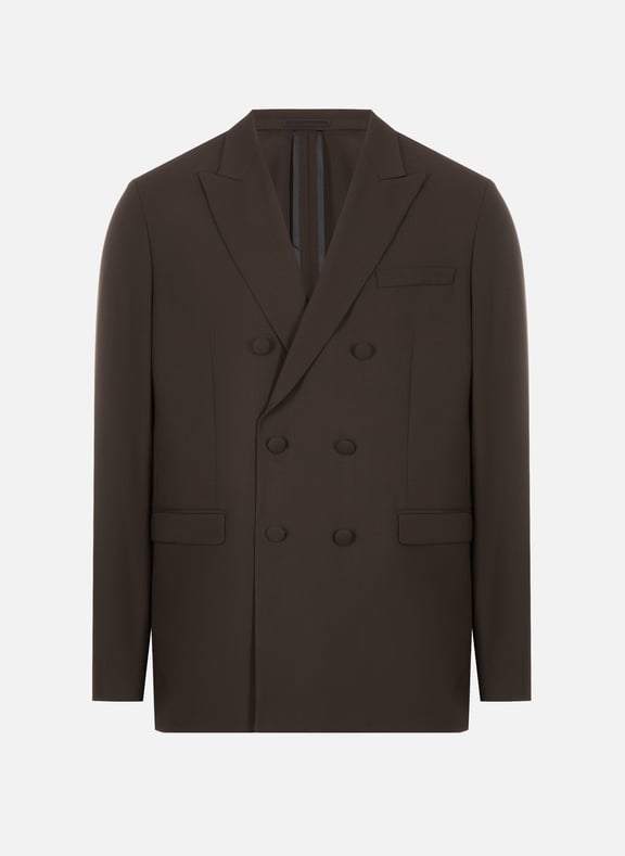 Houndstooth wool jacket Brown by SAISON 1865 SAISON 1865 Houndstooth wool jacket Brown