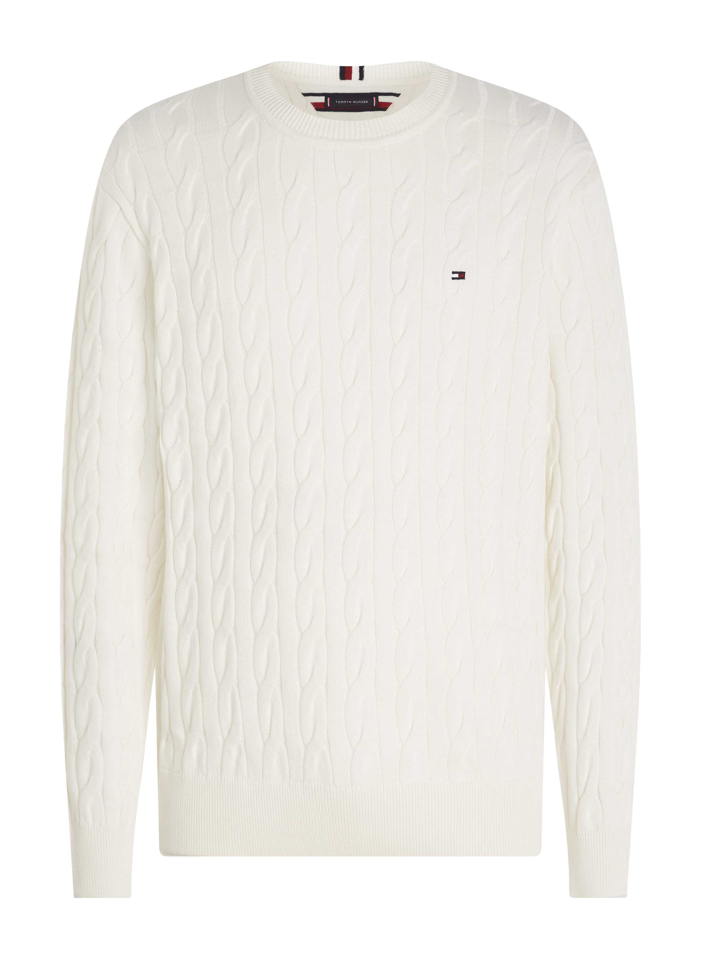 Pull en maille torsadée