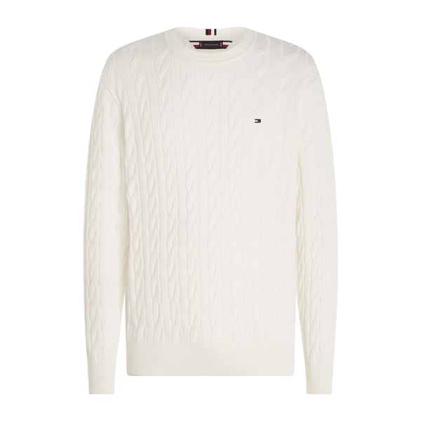 Pull en maille torsadée