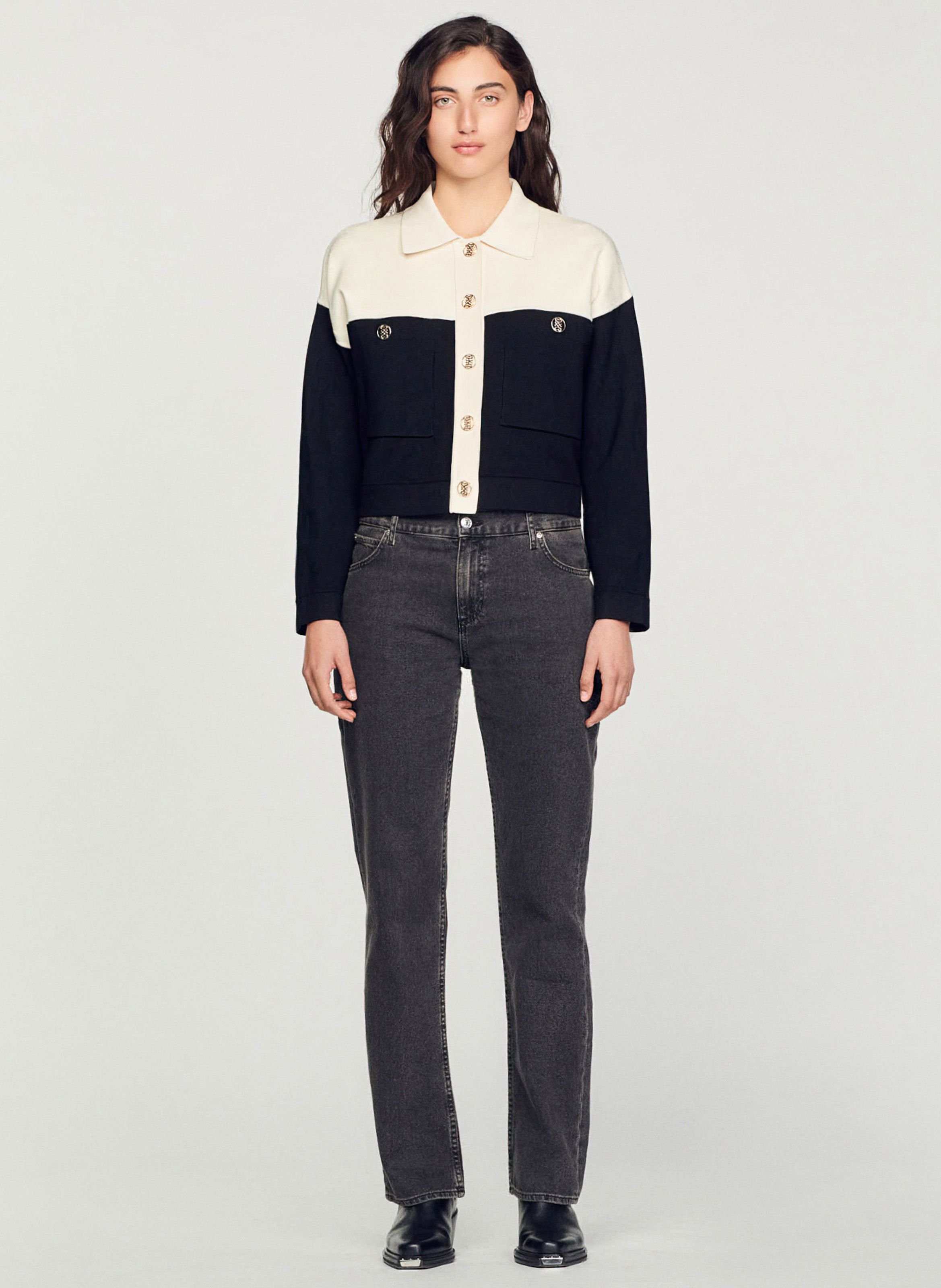 Cardigan au design classique main image 1
