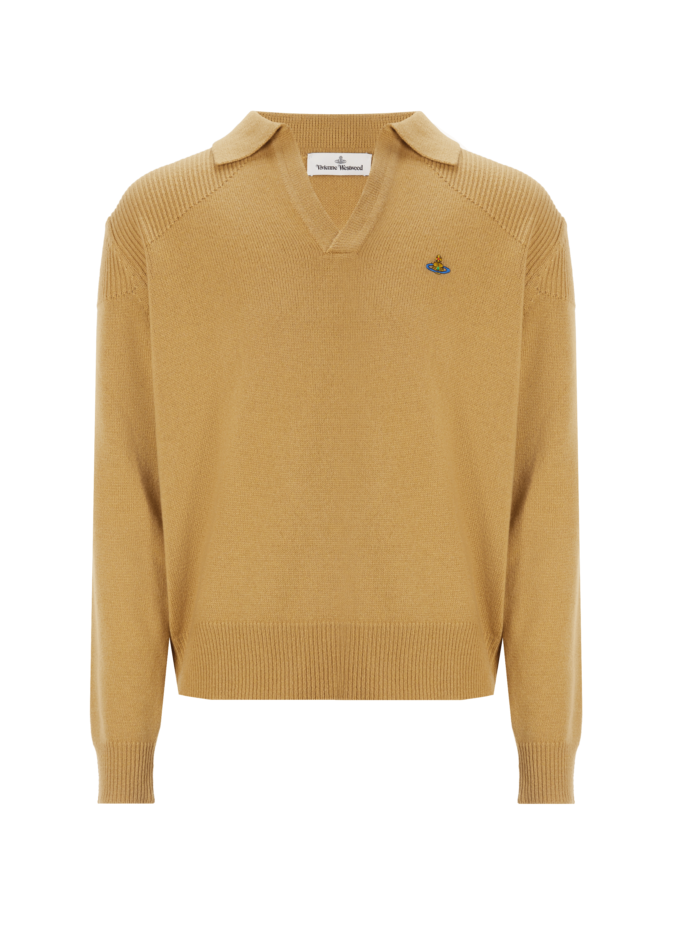Wool and cashmere V-neck jumper  VIVIENNE WESTWOOD Brown
