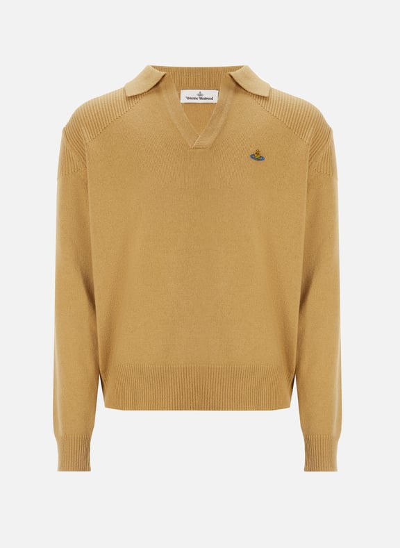 V Neck WOOL AND CASHMERE SWEATER VIVIENNE WESTWOOD for MEN