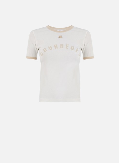 Weißes Baumwoll-T-Shirt COURRÈGES 