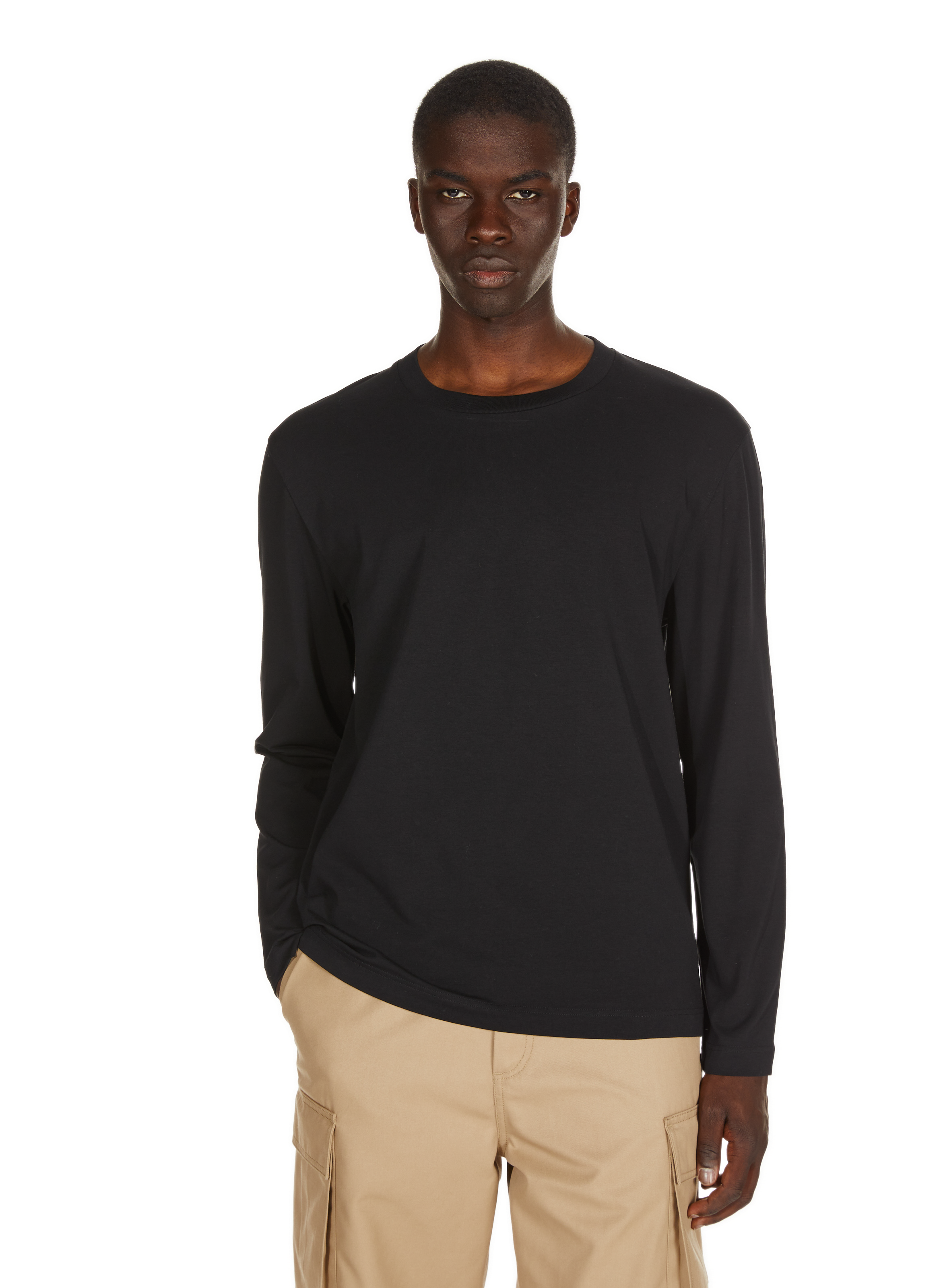 SAISON 1865 Long-sleeved T-shirt Black
