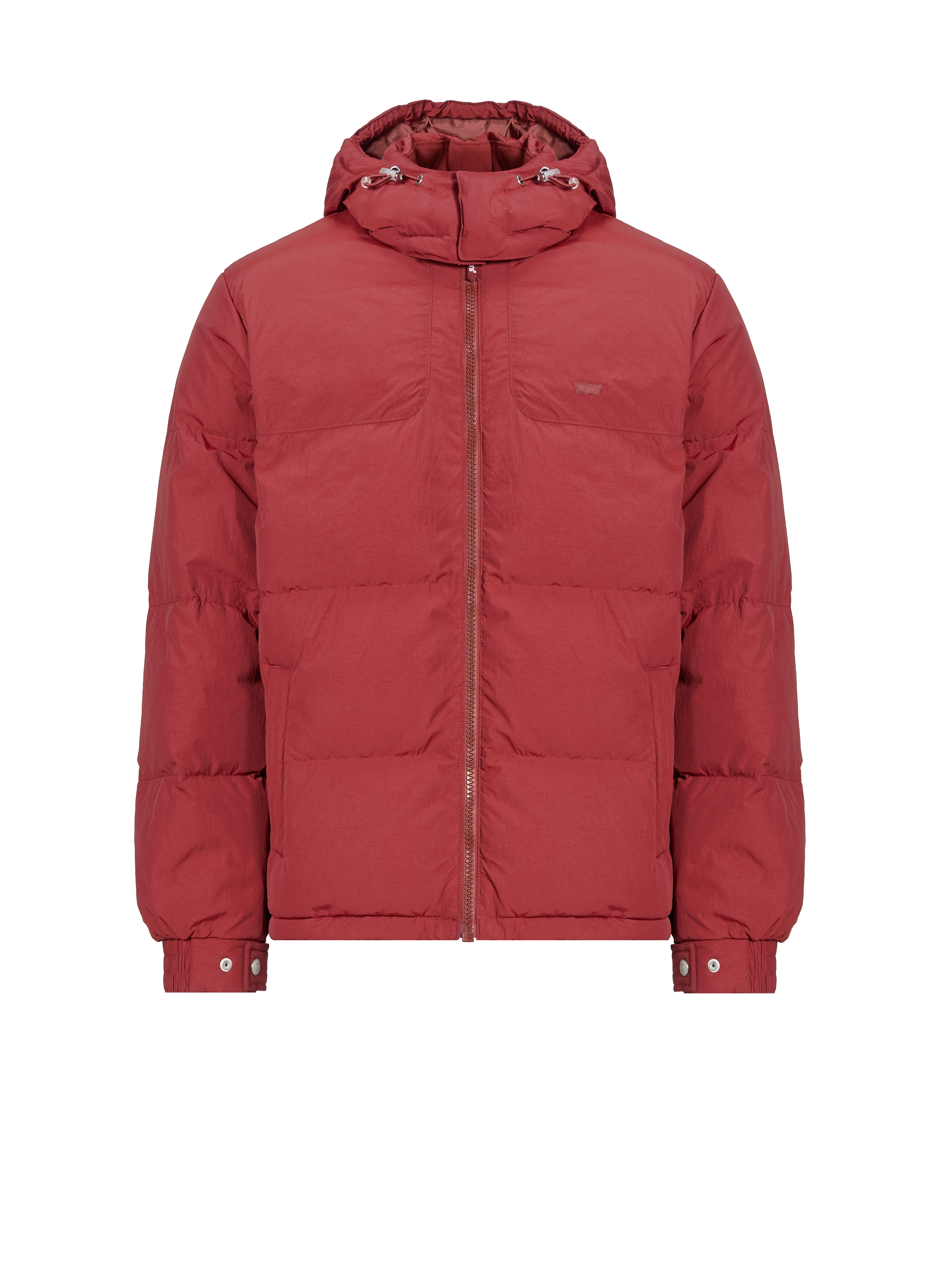 LEVI'S Hooded down jacket Red