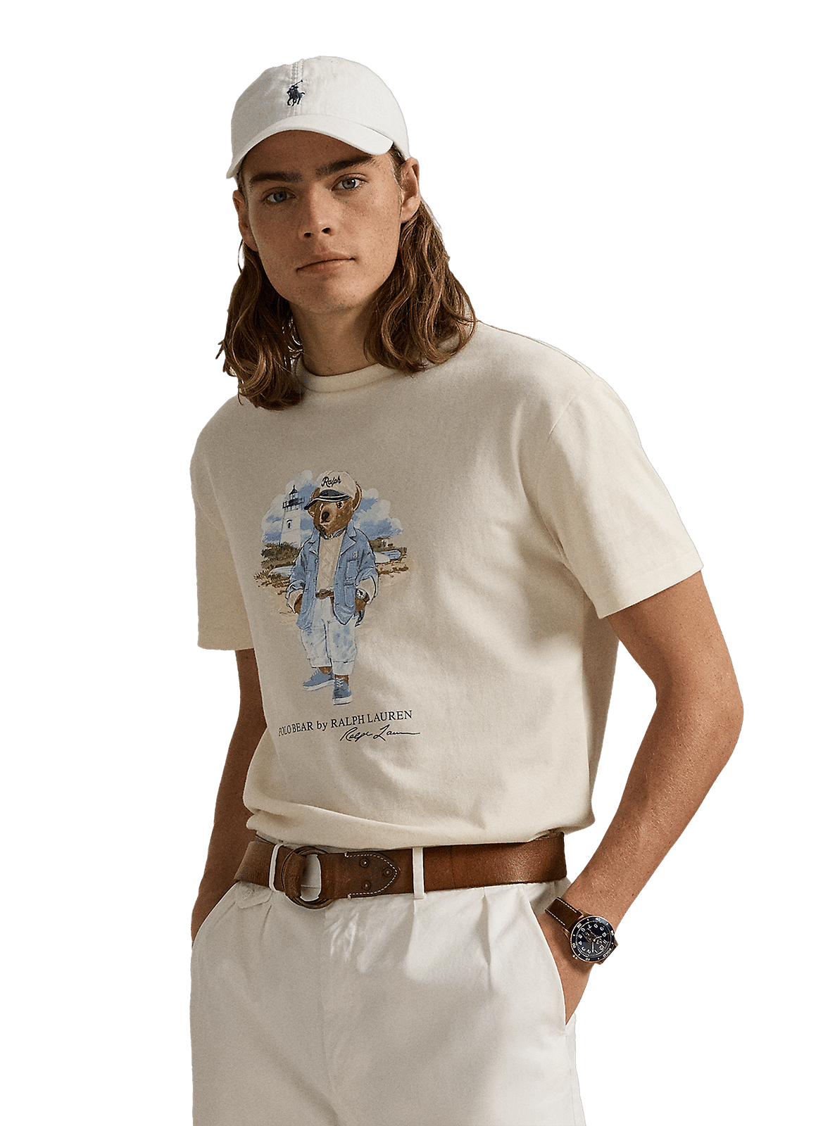 Cotton T-shirt POLO RALPH LAUREN Beige