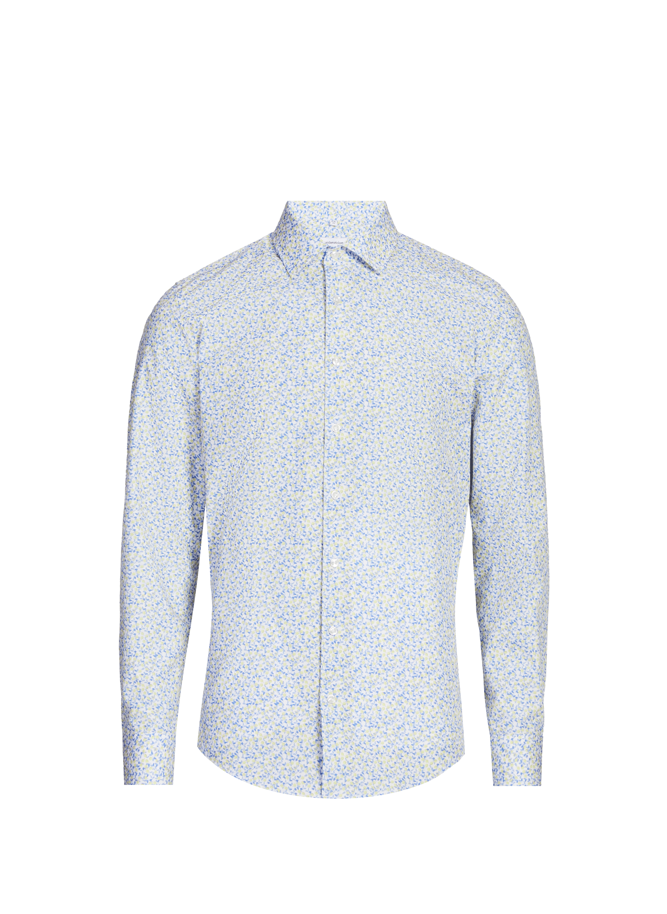 Cotton patterned shirt SEIDENSTICKER White