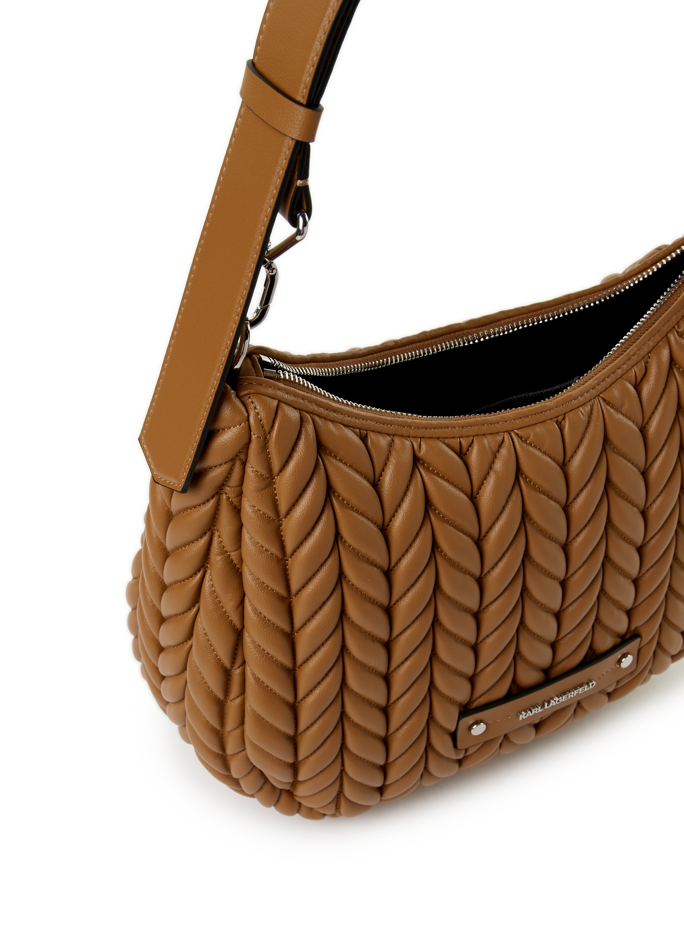 Sac à main K/Wave Hobo KARL LAGERFELD Marron