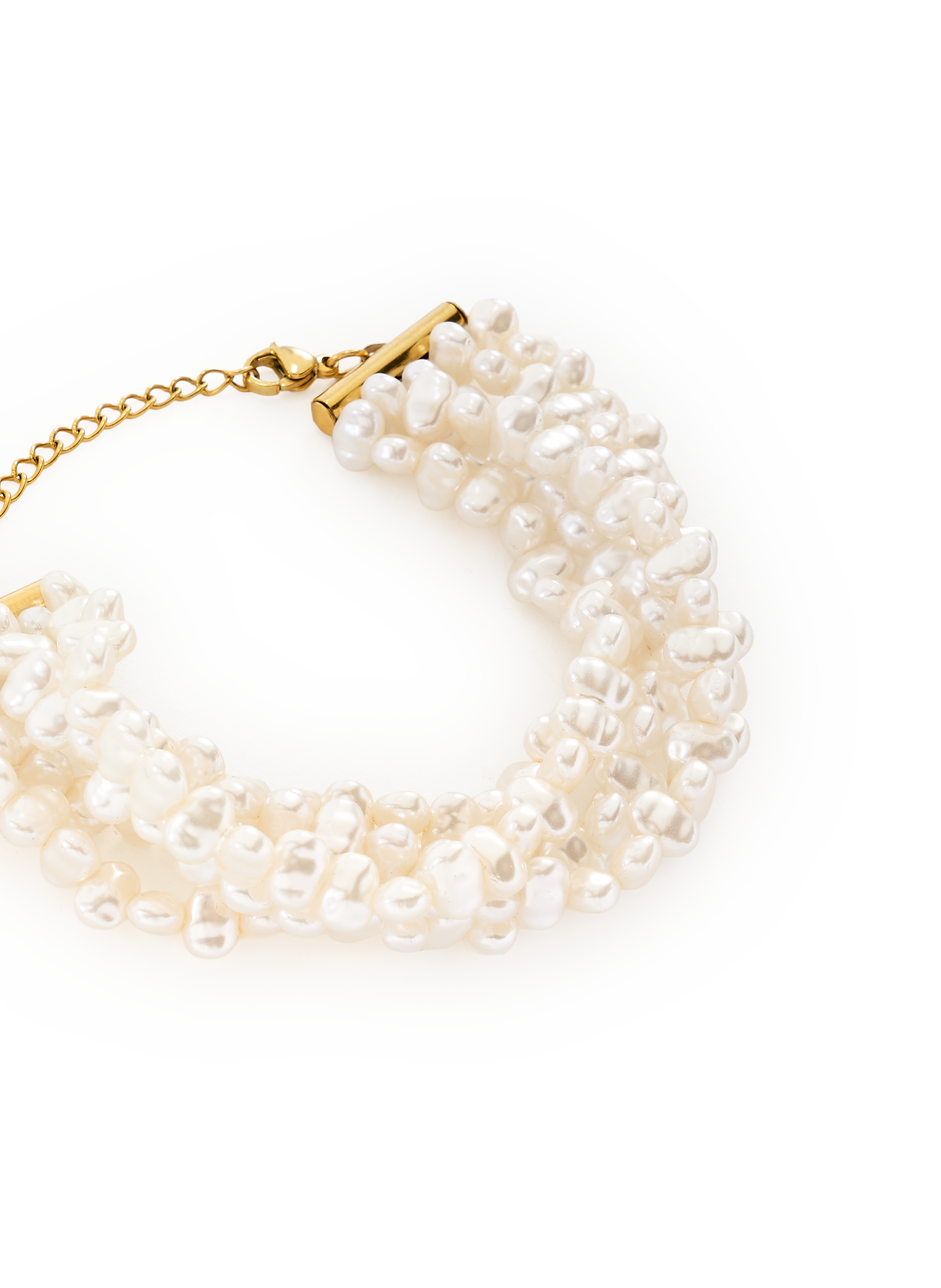 Bracelet multi-rangs  AU PRINTEMPS PARIS Blanc