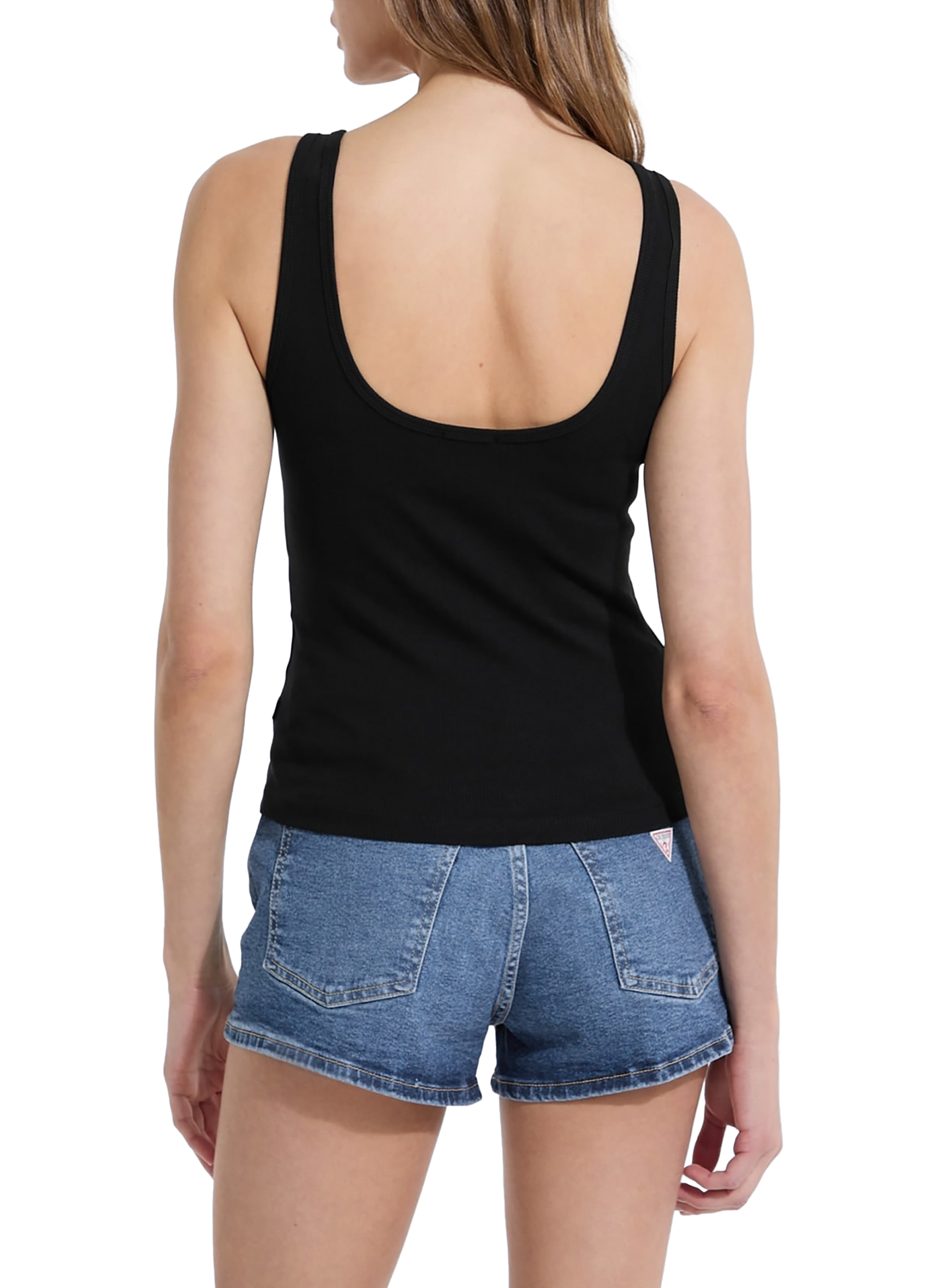 Débardeur en coton GUESS Noir