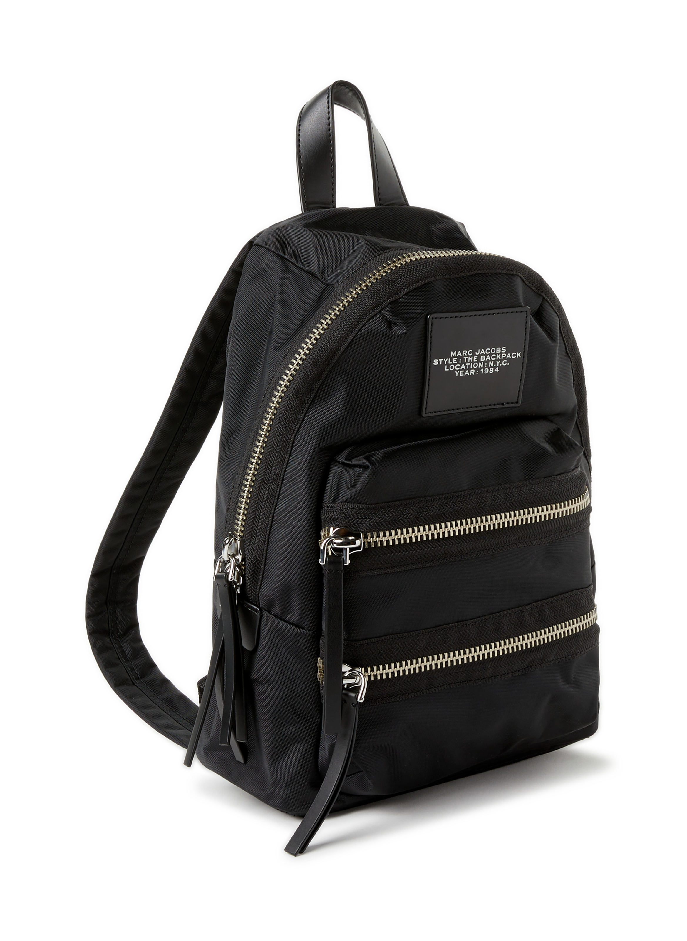 Sac à dos The Bicker Medium en nylon  MARC JACOBS Noir