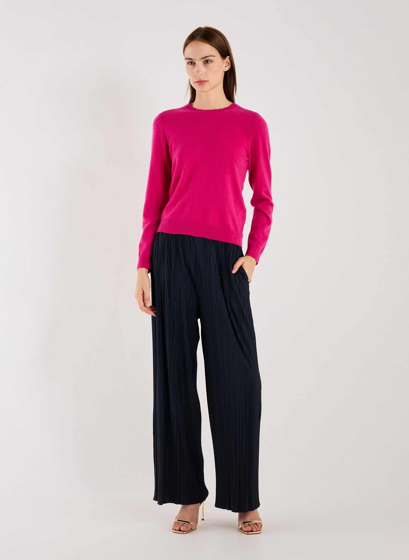 Pull en cachemire  AU PRINTEMPS PARIS Rose